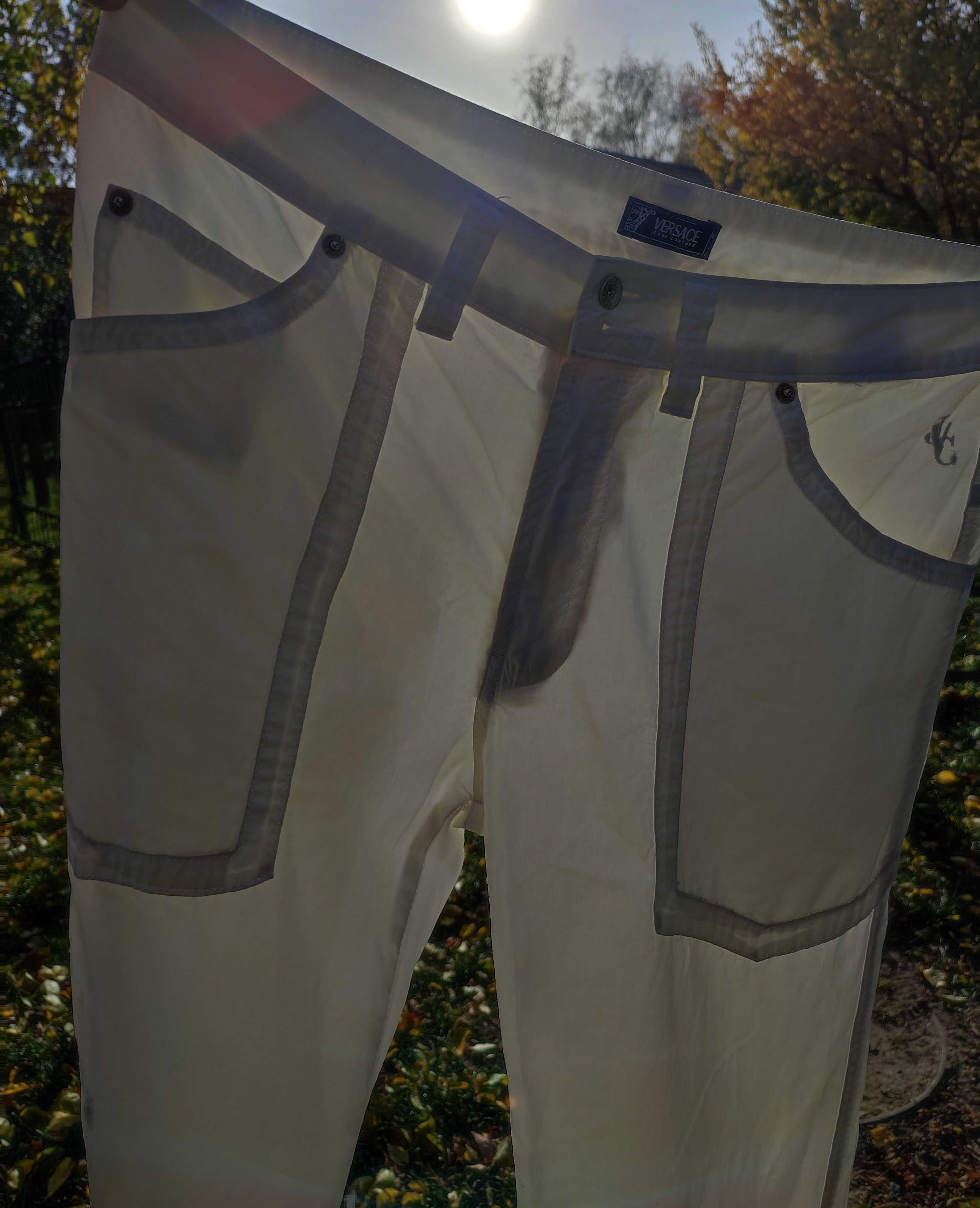 Versace Jeans Couture Versace vintage classic light pants Size US 33 - 3 Thumbnail