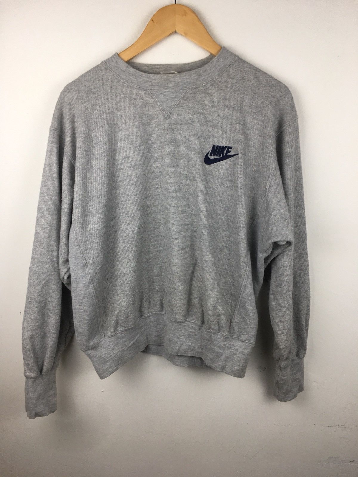 Nike × Vintage Vintage nike swosh Small logo armpit 24x24.5 Size US L / EU 52-54 / 3 - 1 Thumbnail