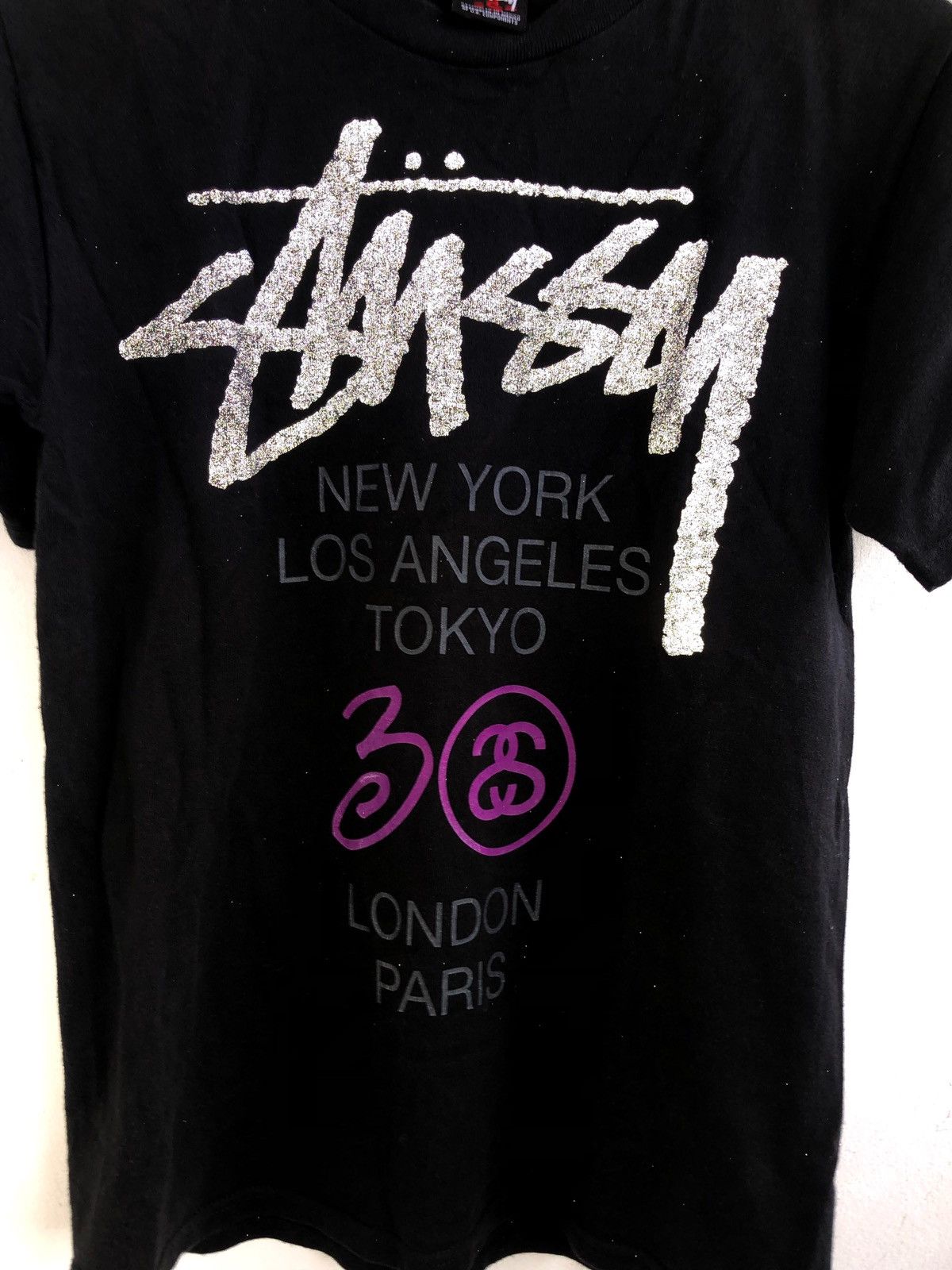 Stussy Stussy local color “xxx world tour” tee 30th