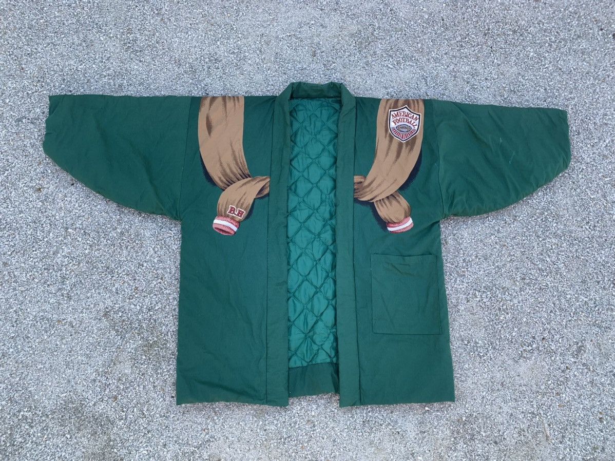 Japanese Brand Blue Hurricanes Japanese Kimono Noragi Cardigan Jacket Size US XL / EU 56 / 4 - 1 Thumbnail