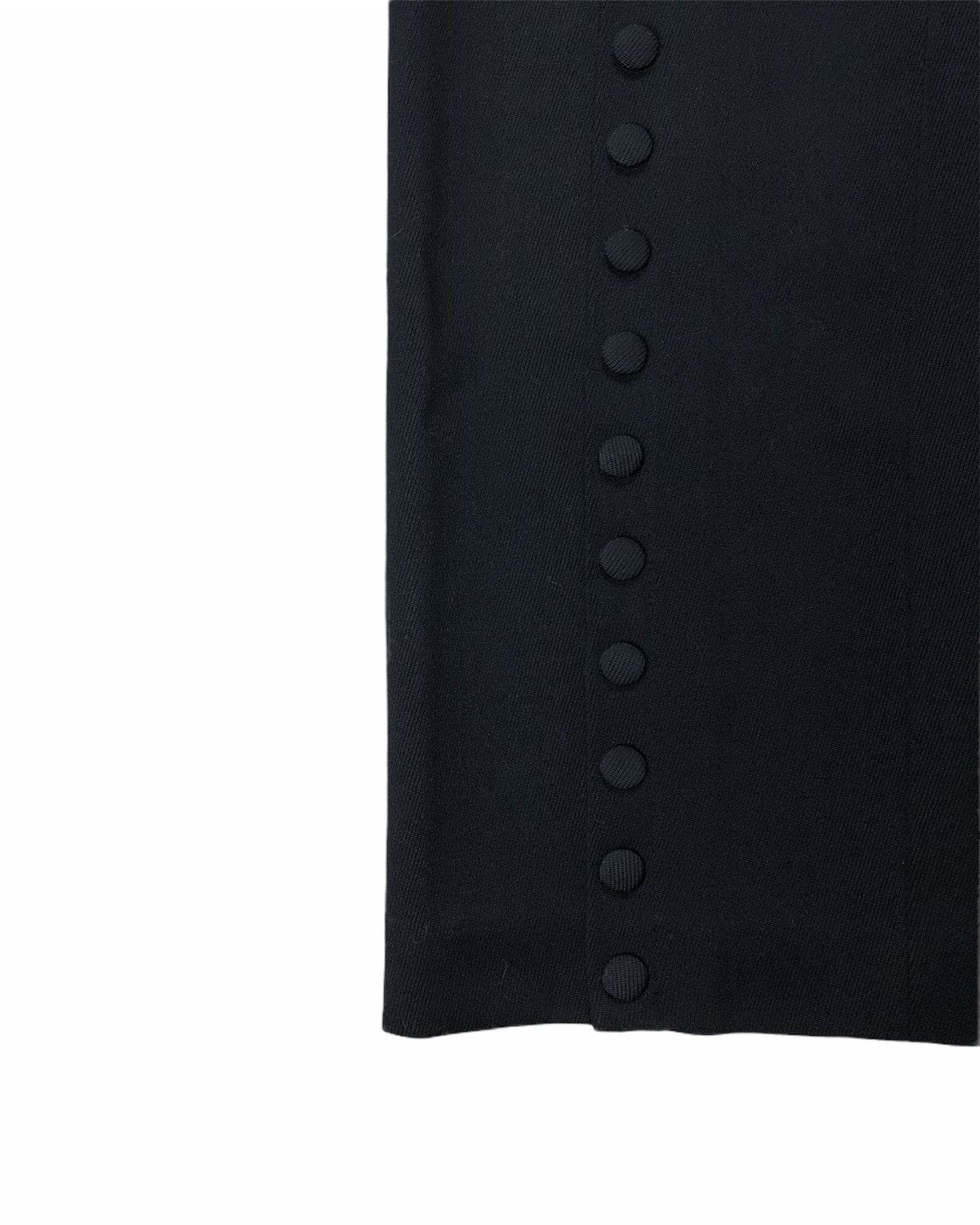 Jil Sander Jil Sander Luna Wool Button Detail Pants Navy - AW19 Size US 29 - 4 Thumbnail