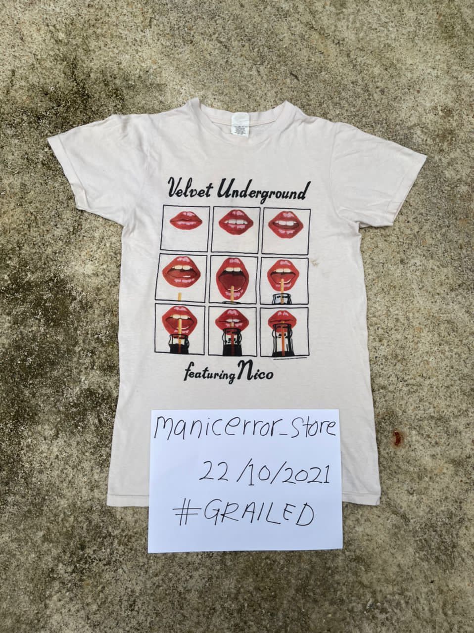 Vintage Velvet Underground Featuring Nico Lou Reed Tee
