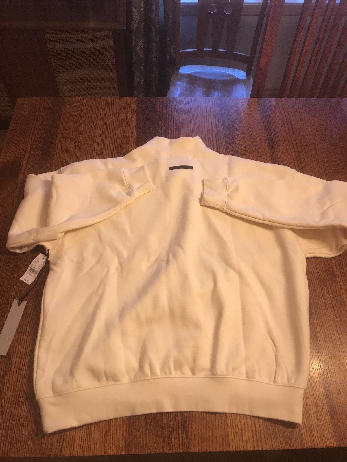 Fear of God FEAR OF GOD ESSENTIALS CREAM MOCK NECK SWEATER Size US L / EU 52-54 / 3 - 8 Thumbnail