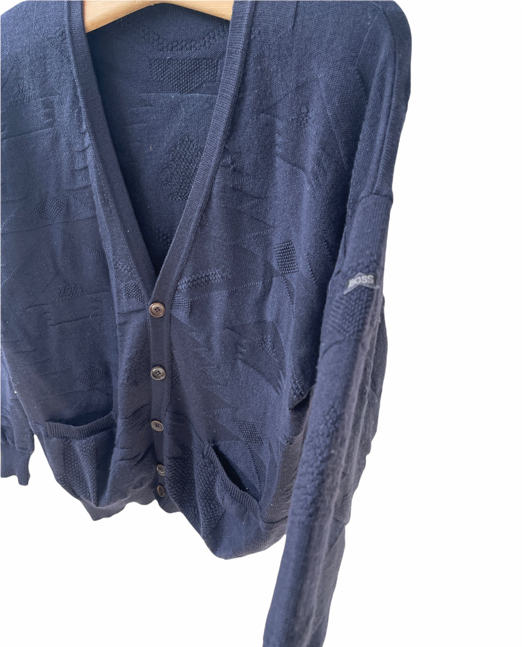 Hugo Boss Heavy Hugo boss cardigan wool vintage90s rare size xl Size US XL / EU 56 / 4 - 7 Thumbnail