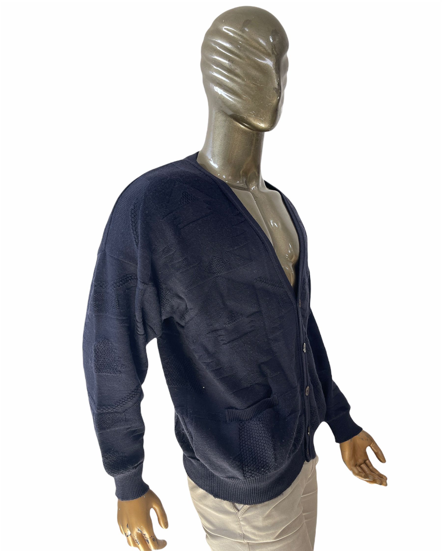 Hugo Boss Heavy Hugo boss cardigan wool vintage90s rare size xl Size US XL / EU 56 / 4 - 3 Thumbnail
