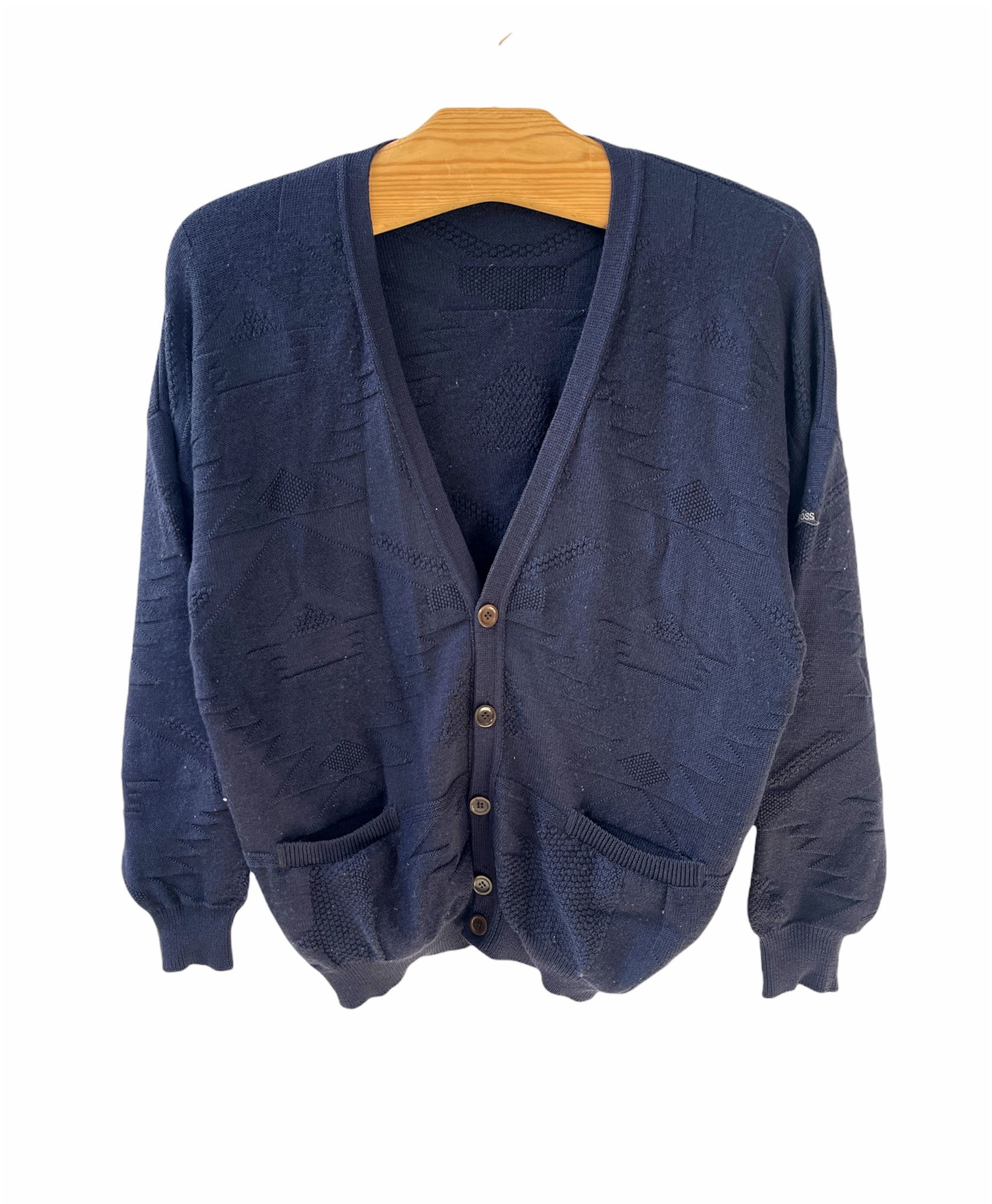 Hugo Boss Heavy Hugo boss cardigan wool vintage90s rare size xl Size US XL / EU 56 / 4 - 6 Thumbnail