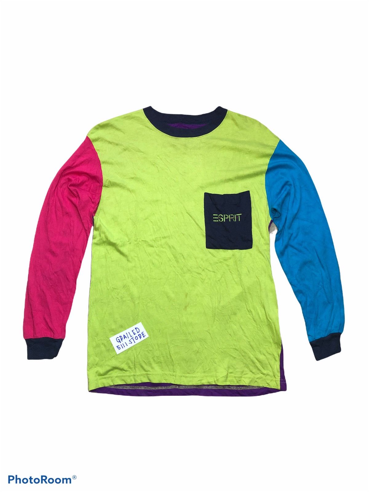 Esprit × Vintage RARE ⚡️⚡️ESPRIT MULTI COLOUR Size US L / EU 52-54 / 3 - 1 Thumbnail