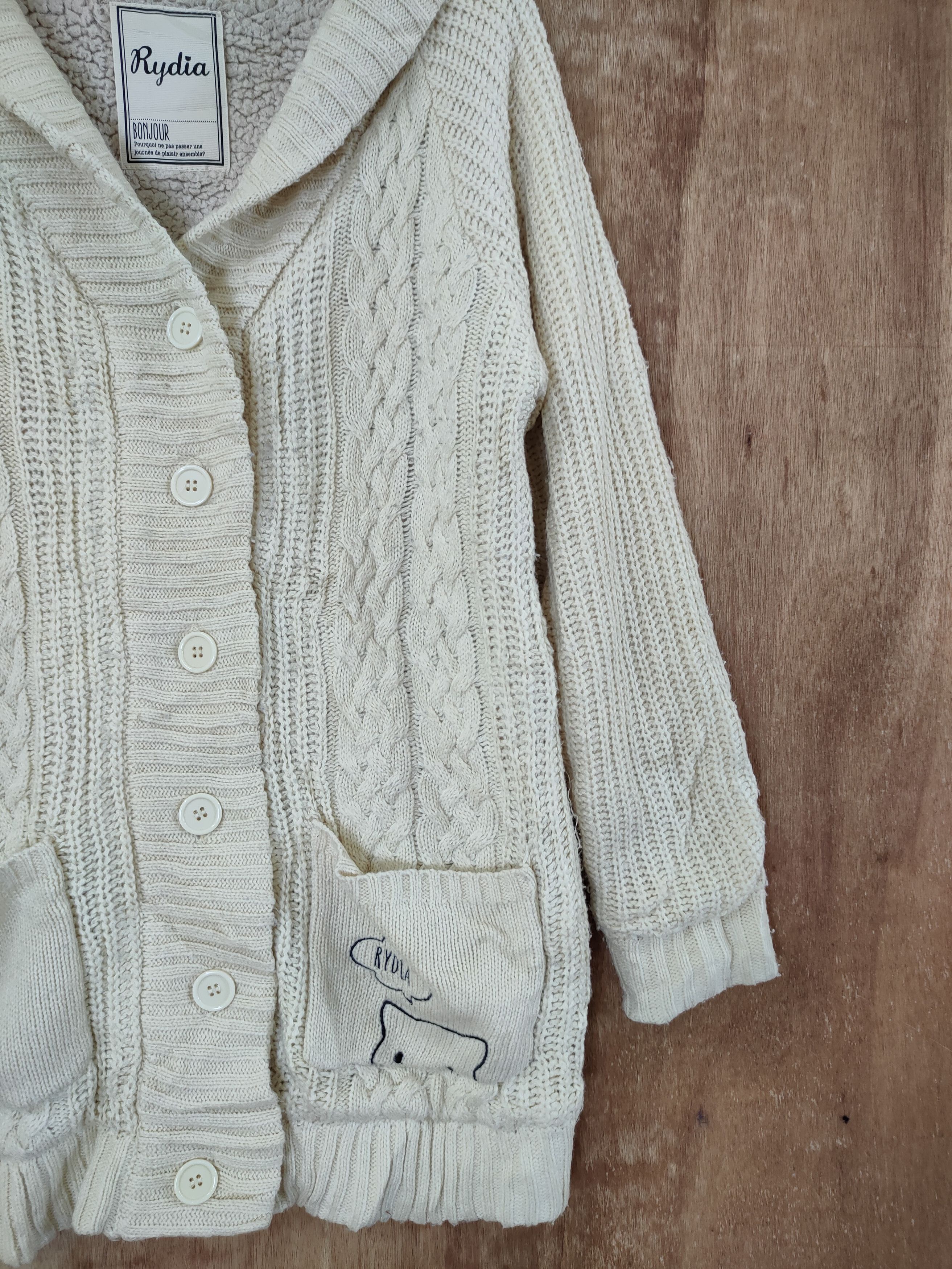 Aran Isles Knitwear × Japanese Brand Rydia cardigan aran isle knitwear japan #46-676 Size US M / EU 48-50 / 2 - 3 Thumbnail