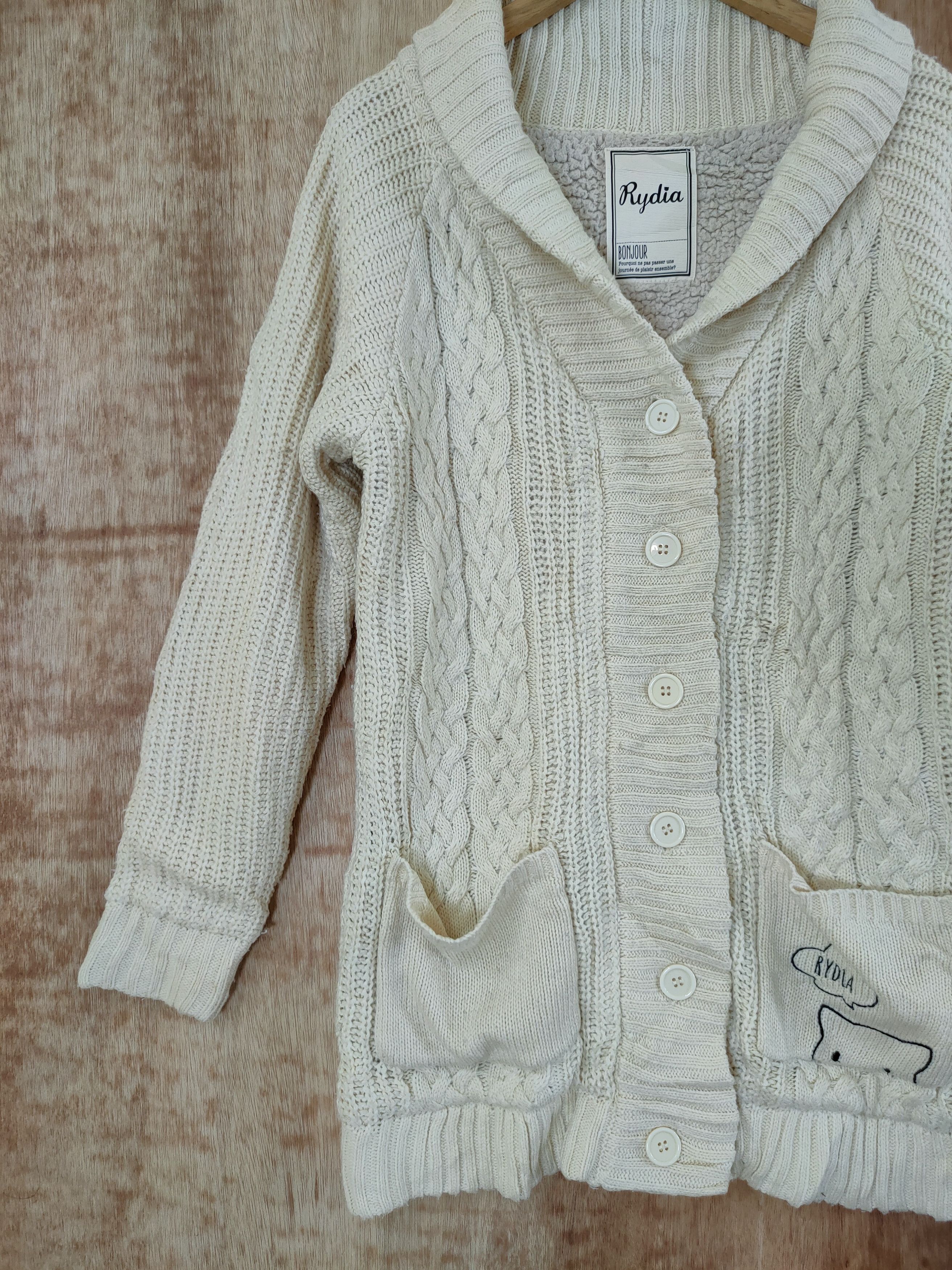 Aran Isles Knitwear × Japanese Brand Rydia cardigan aran isle knitwear japan #46-676 Size US M / EU 48-50 / 2 - 2 Thumbnail
