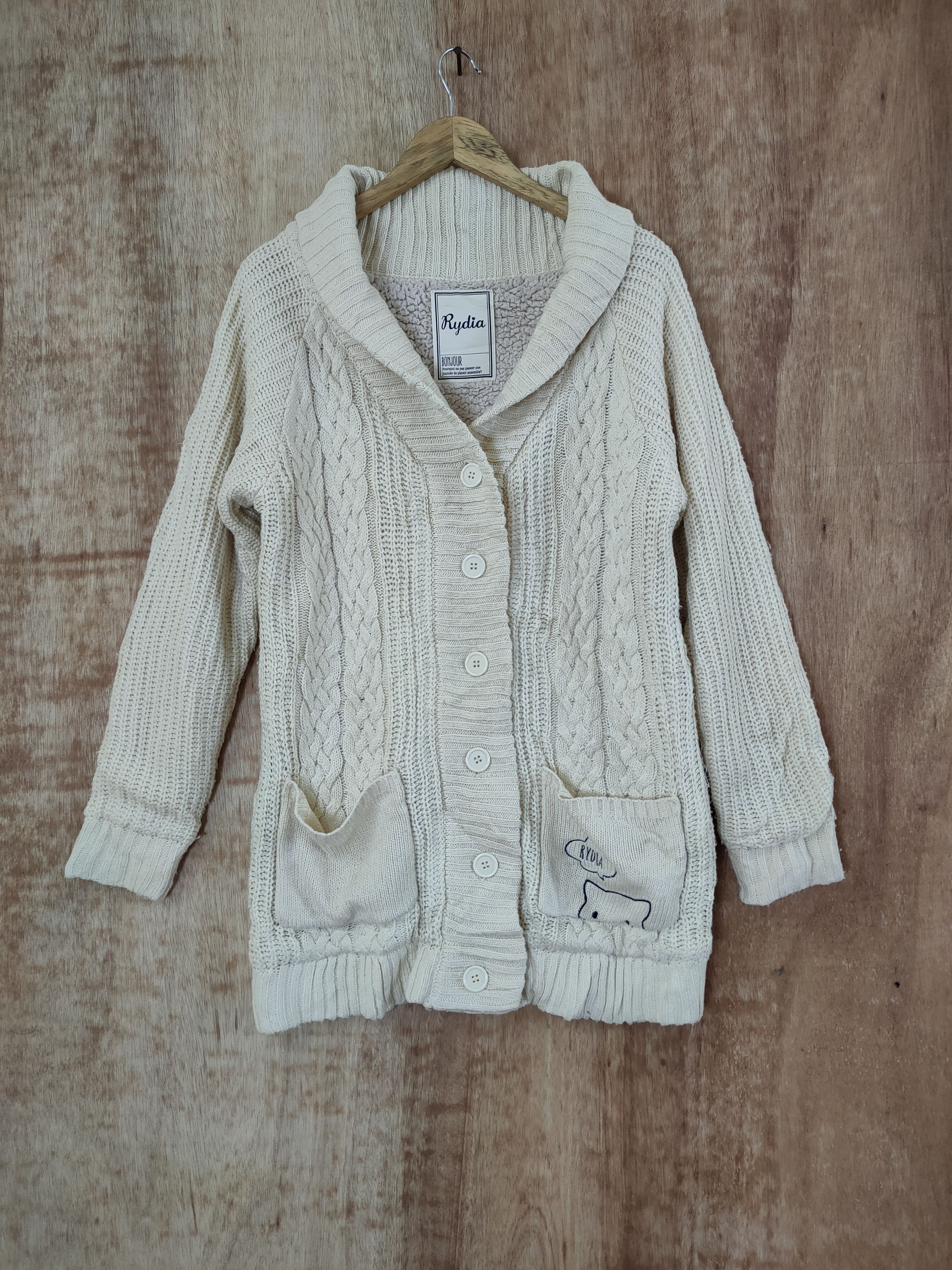 Aran Isles Knitwear × Japanese Brand Rydia cardigan aran isle knitwear japan #46-676 Size US M / EU 48-50 / 2 - 1 Thumbnail