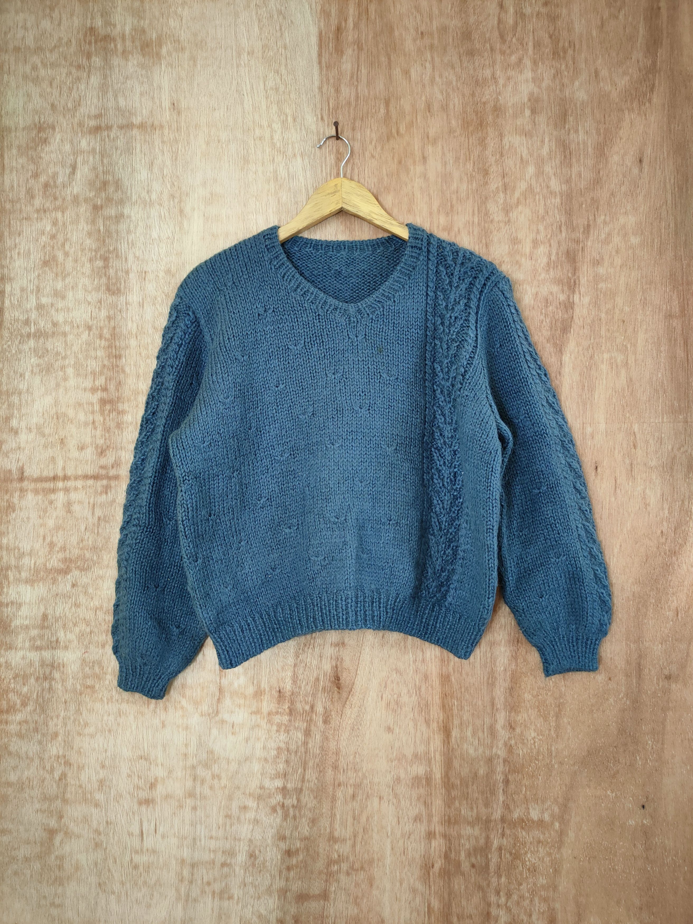 Aran Isles Knitwear × Japanese Brand Japan aran isle cable knitwear art #46-679 Size US S / EU 44-46 / 1 - 1 Thumbnail