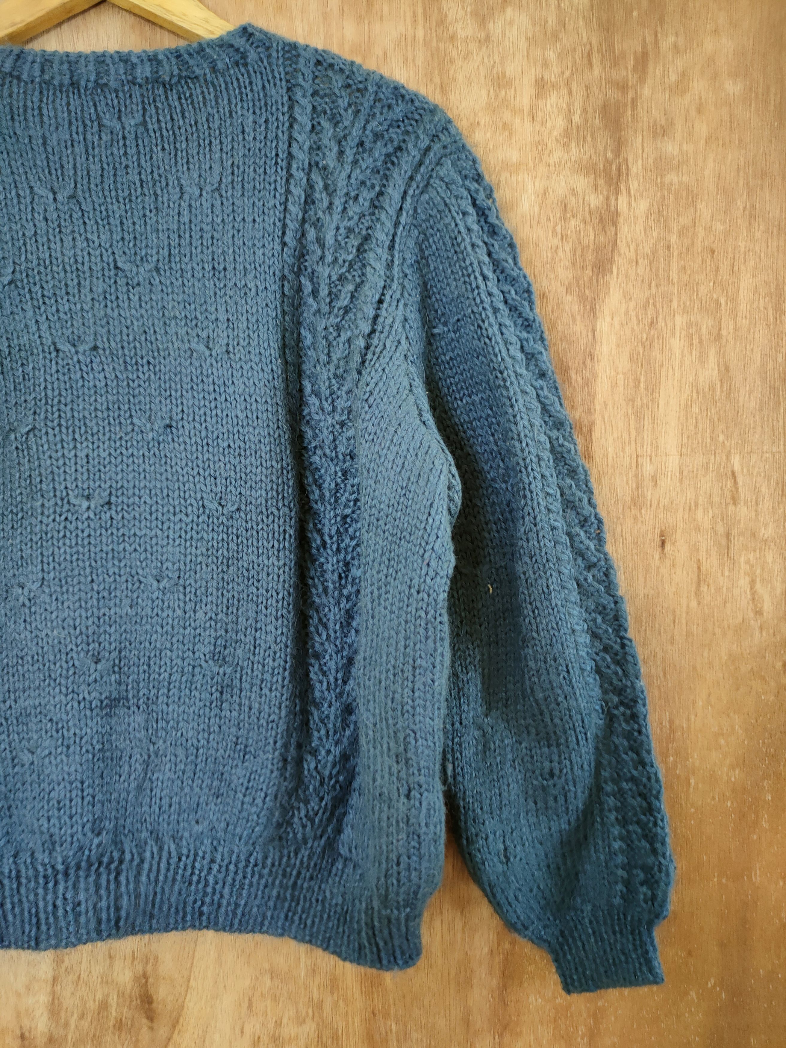 Aran Isles Knitwear × Japanese Brand Japan aran isle cable knitwear art #46-679 Size US S / EU 44-46 / 1 - 8 Thumbnail
