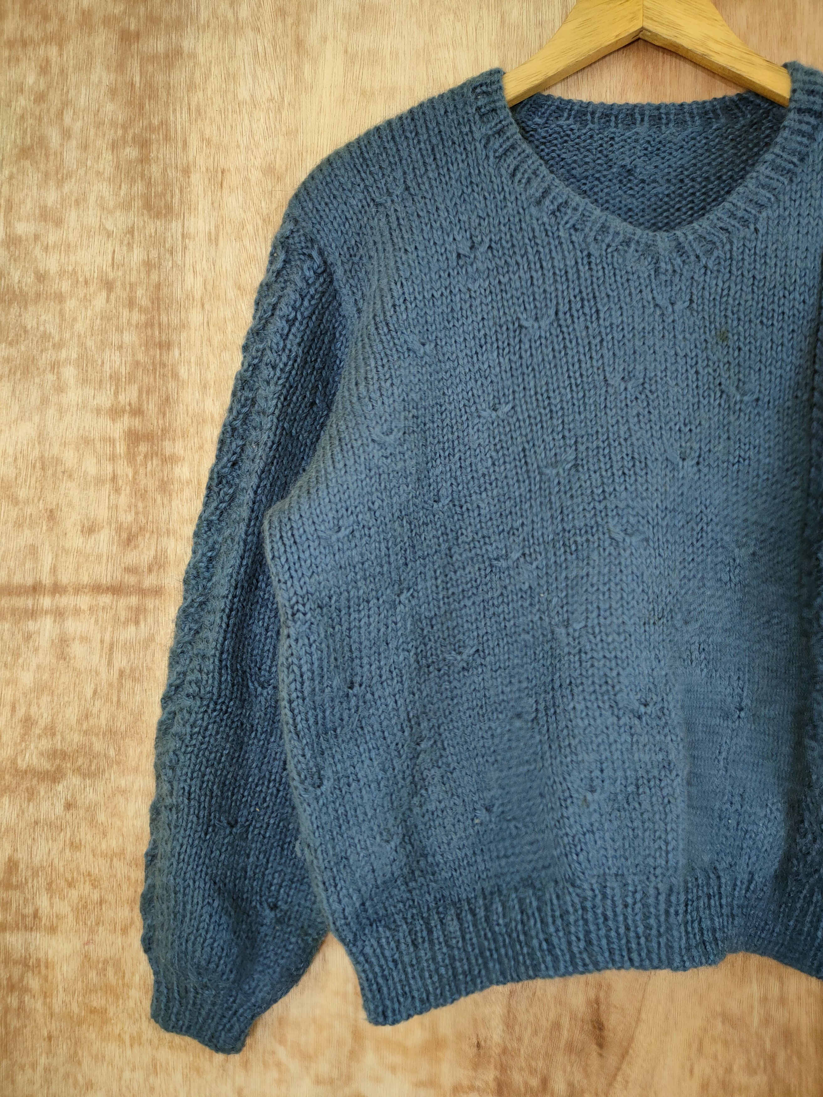 Aran Isles Knitwear × Japanese Brand Japan aran isle cable knitwear art #46-679 Size US S / EU 44-46 / 1 - 2 Thumbnail