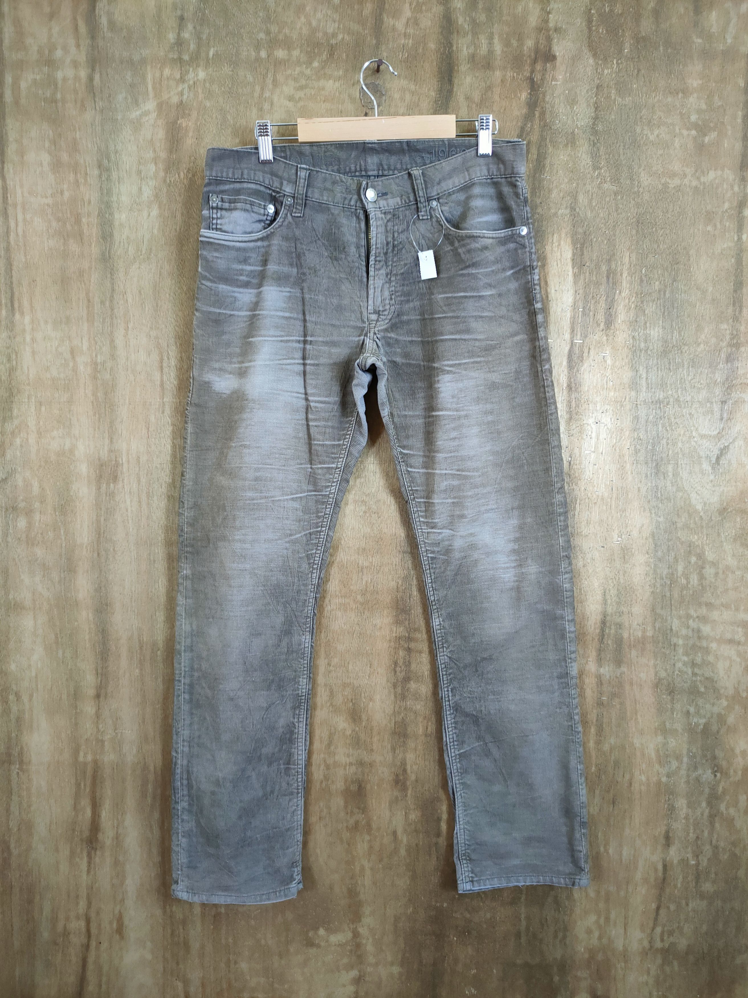 Gap DLL Gap corduroy slim faded distressed cargo pants #46-341 Size US 32 / EU 48 - 1 Thumbnail