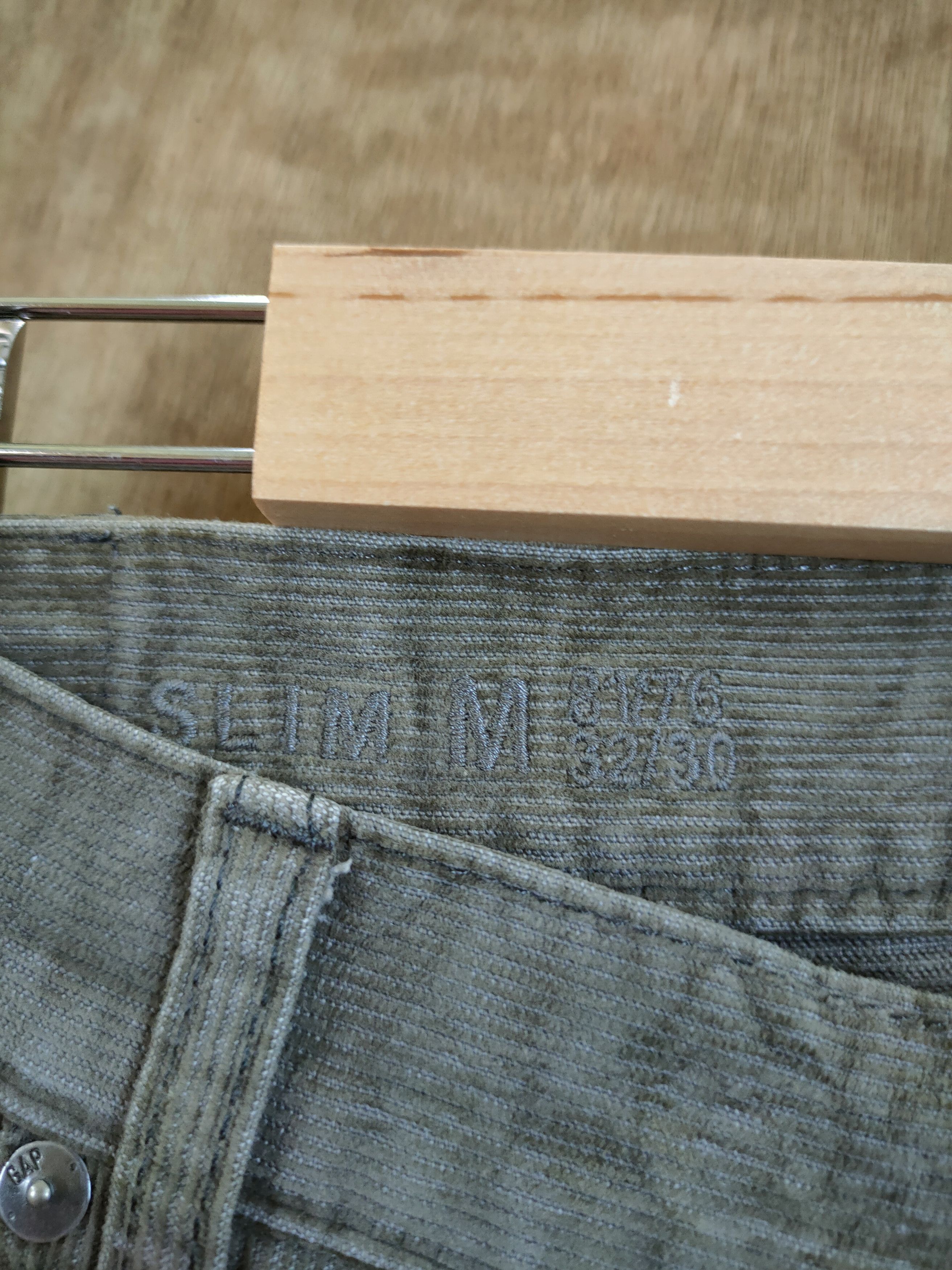 Gap DLL Gap corduroy slim faded distressed cargo pants #46-341 Size US 32 / EU 48 - 6 Thumbnail