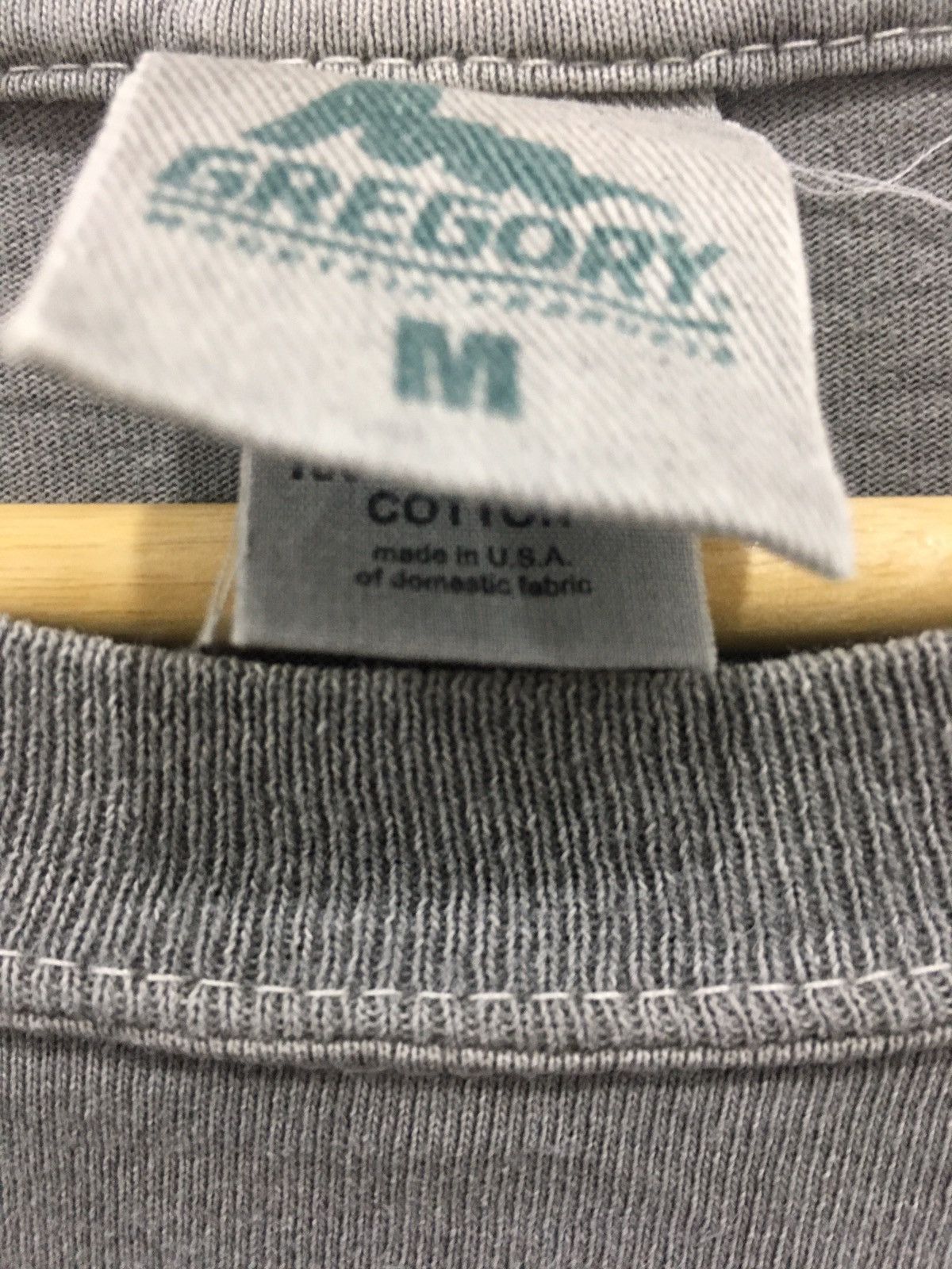 Gregory × Vintage Vintage Gregory 90s trashed design faded tee Size US L / EU 52-54 / 3 - 6 Thumbnail