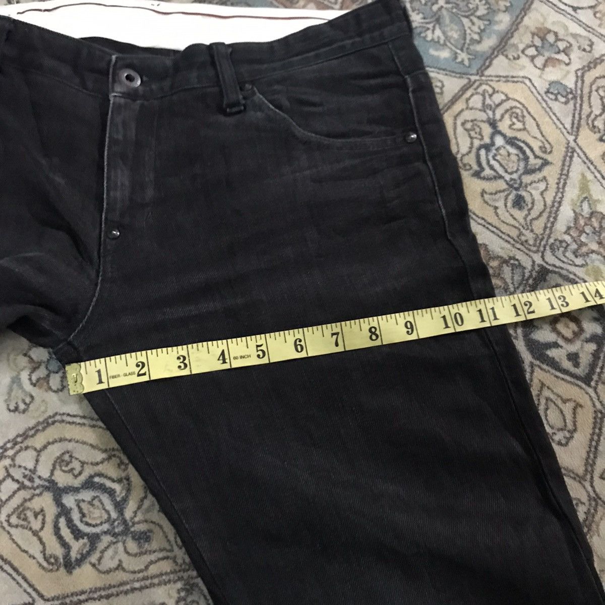 FACTOTUM Japanese Brand FACTOTUM Denim Skinny Low Rise Size US 30 / EU 46 - 19 Thumbnail