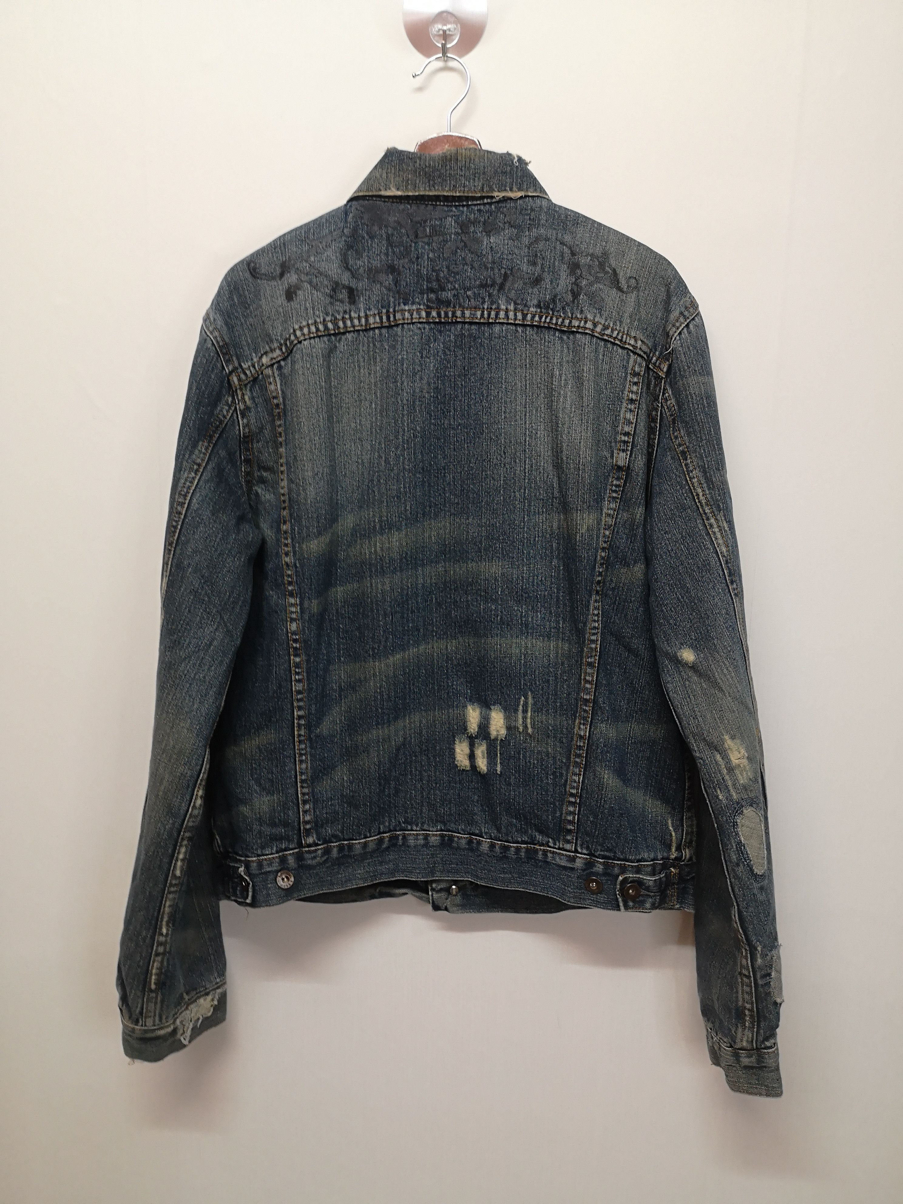 Abercrombie & Fitch × Distressed Denim × Vintage Ezra fitch