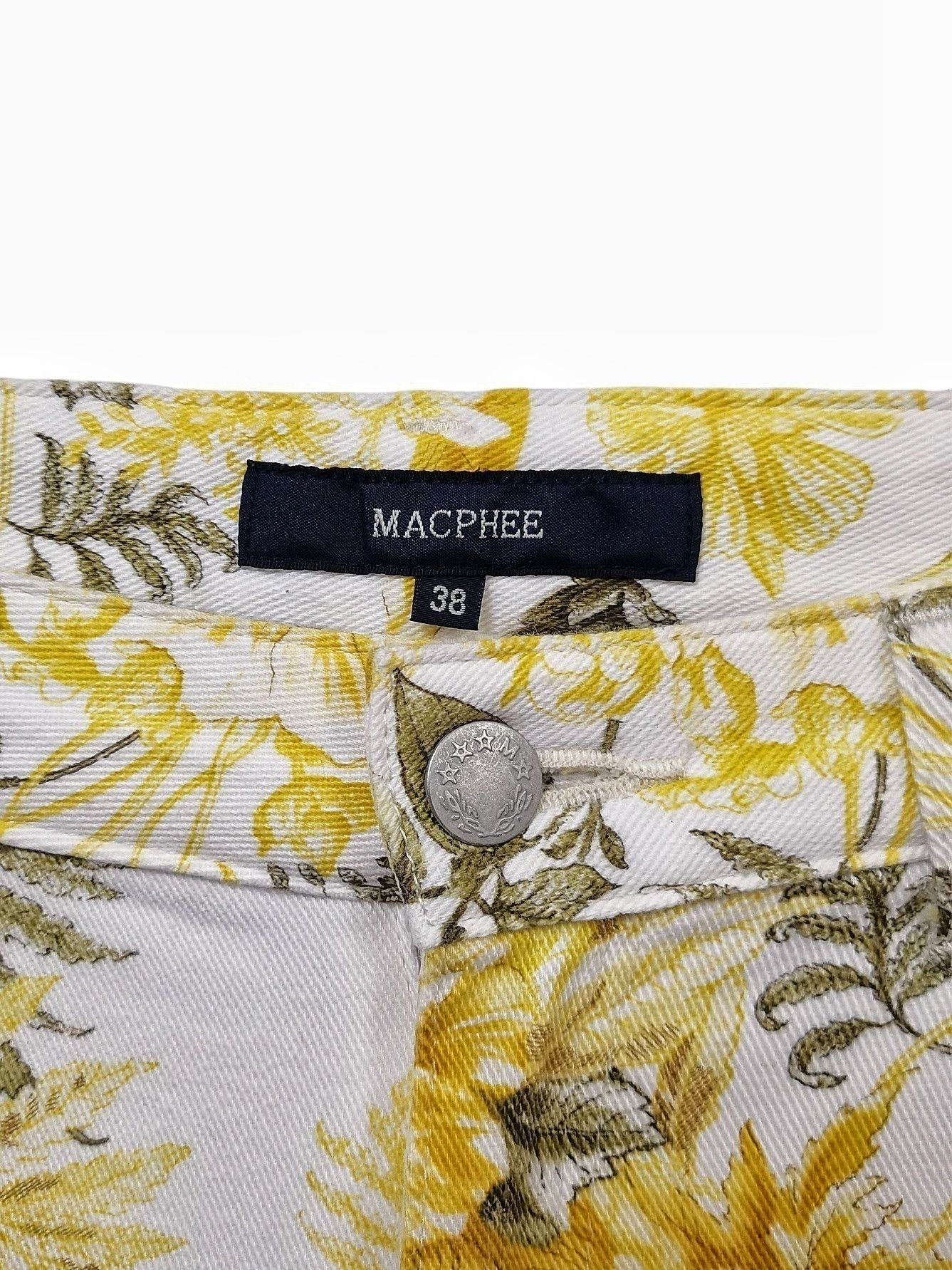Art Comes First TOMORROWLAND Made in Japan Fullprint Floral Skinny Jeans Size US 31 - 6 Thumbnail