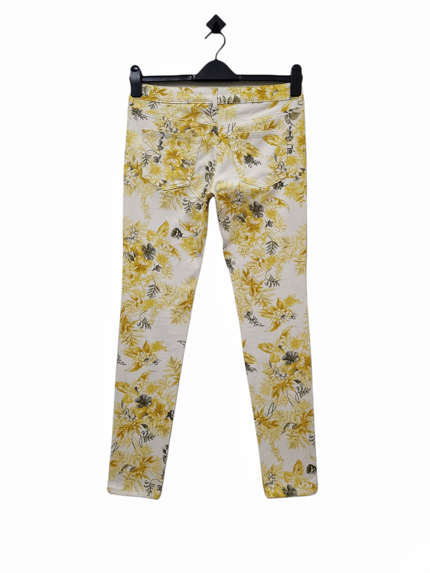 Art Comes First TOMORROWLAND Made in Japan Fullprint Floral Skinny Jeans Size US 31 - 11 Thumbnail