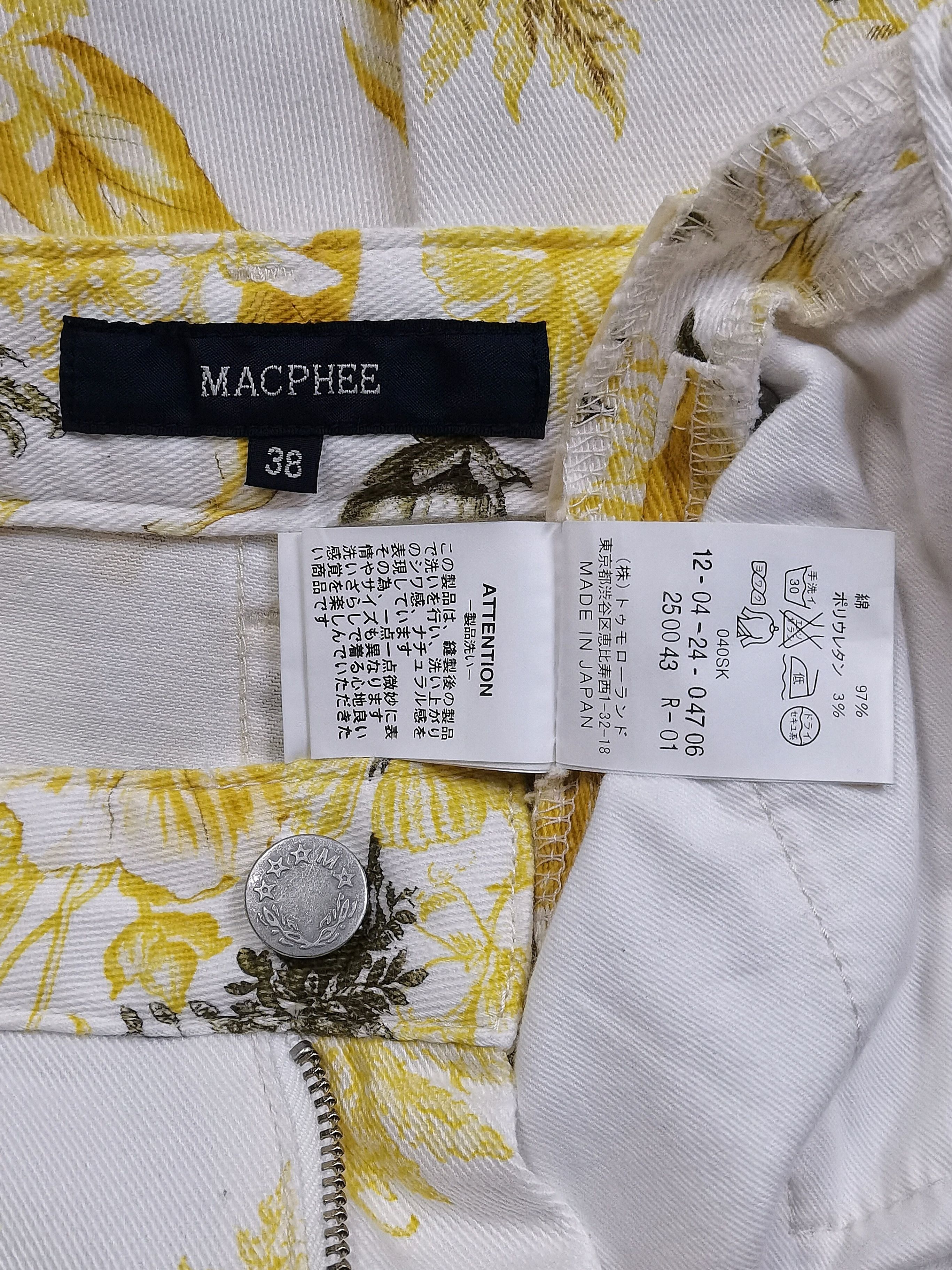 Art Comes First TOMORROWLAND Made in Japan Fullprint Floral Skinny Jeans Size US 31 - 17 Thumbnail