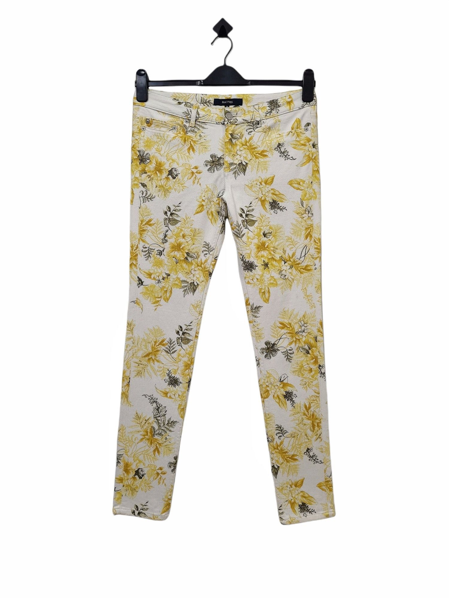 Art Comes First TOMORROWLAND Made in Japan Fullprint Floral Skinny Jeans Size US 31 - 1 Thumbnail