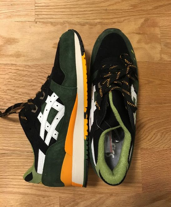 asics gel lyte iii evergreen