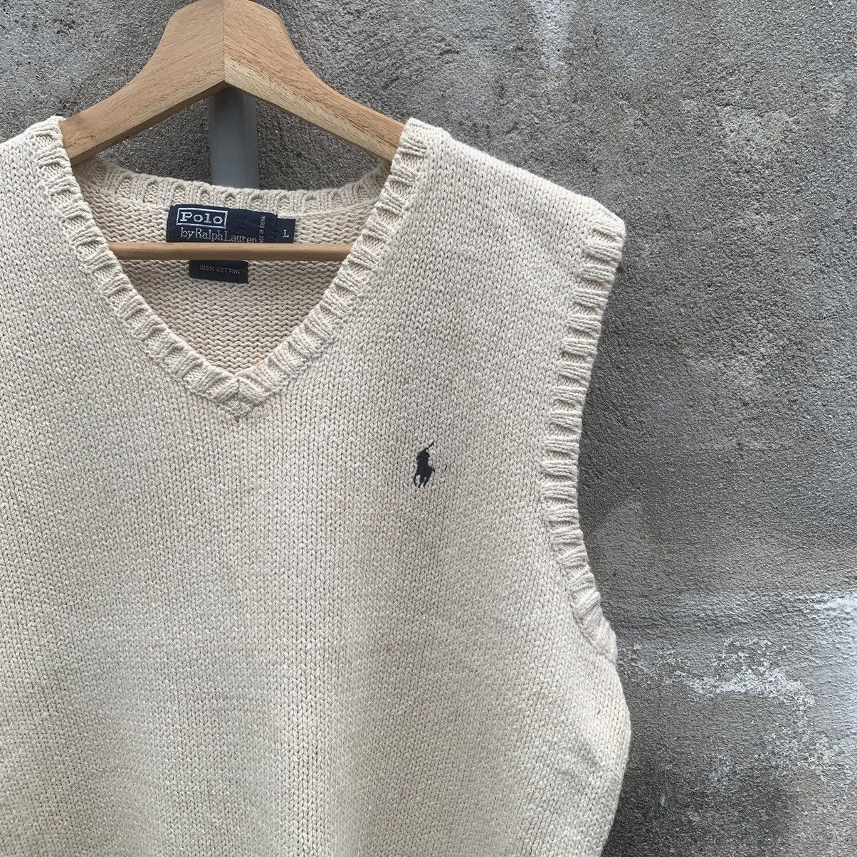Polo Ralph Lauren × Ralph Lauren × Vintage Vintage Polo By Ralph Lauren Small Logo Sleeveless Vest Size US L / EU 52-54 / 3 - 2 Thumbnail