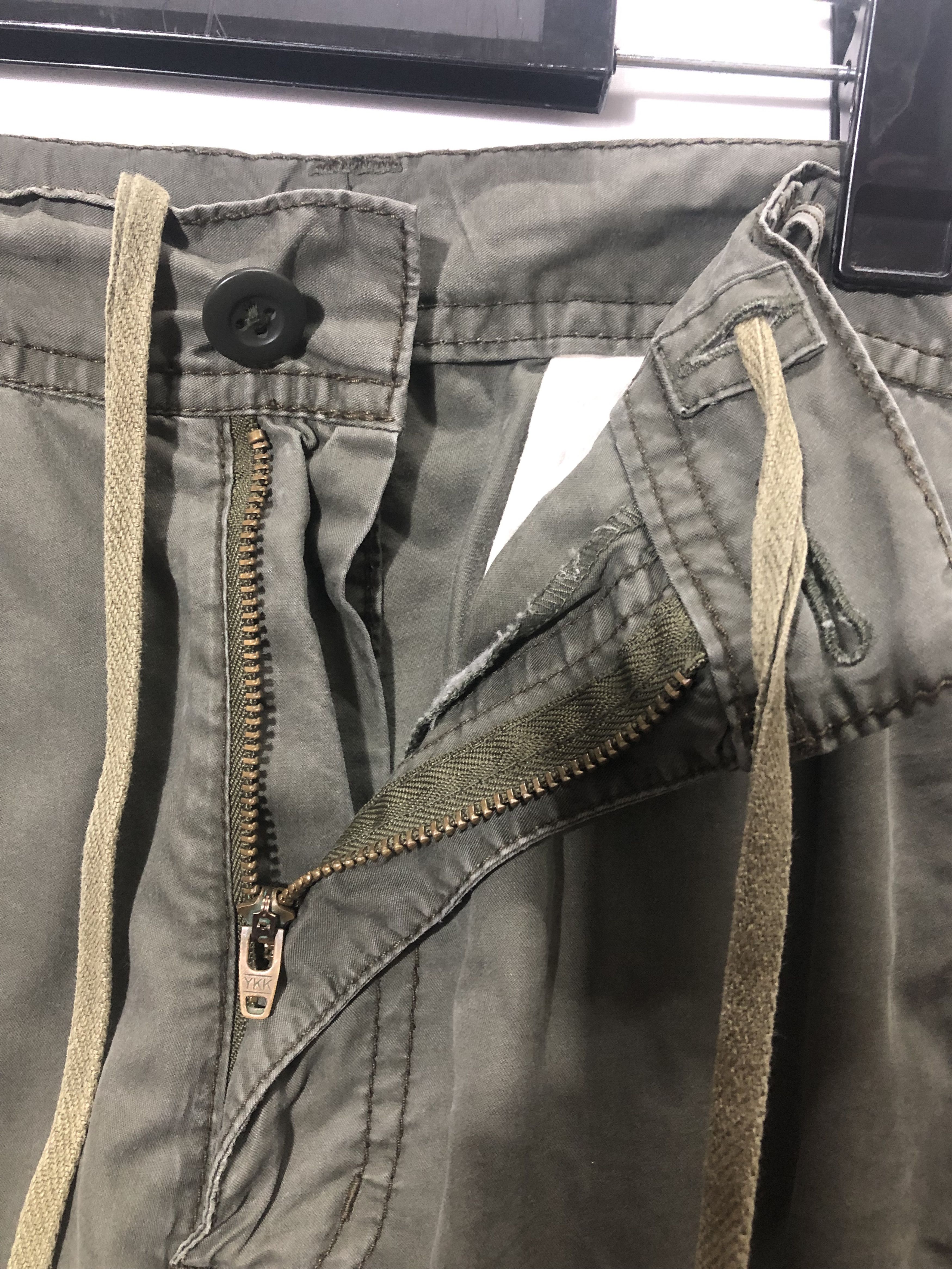 Japanese Brand JAPANESE BRAND FADED GREEN CARGO PANTS (#147) Size US 34 / EU 50 - 9 Thumbnail