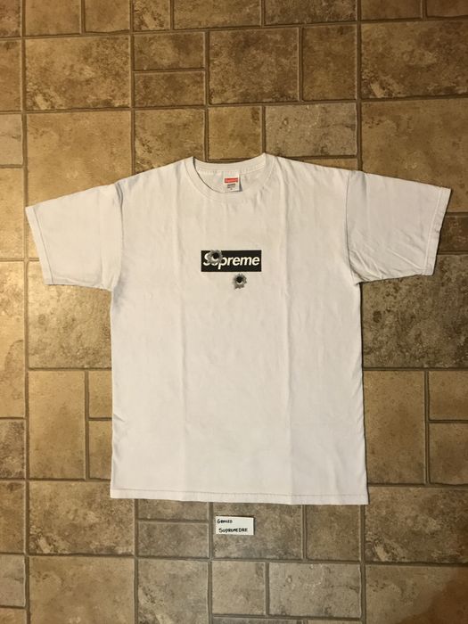 Supreme Shibuya Box Logo T-Shirt Bullet Nate Lowman Medium Tee