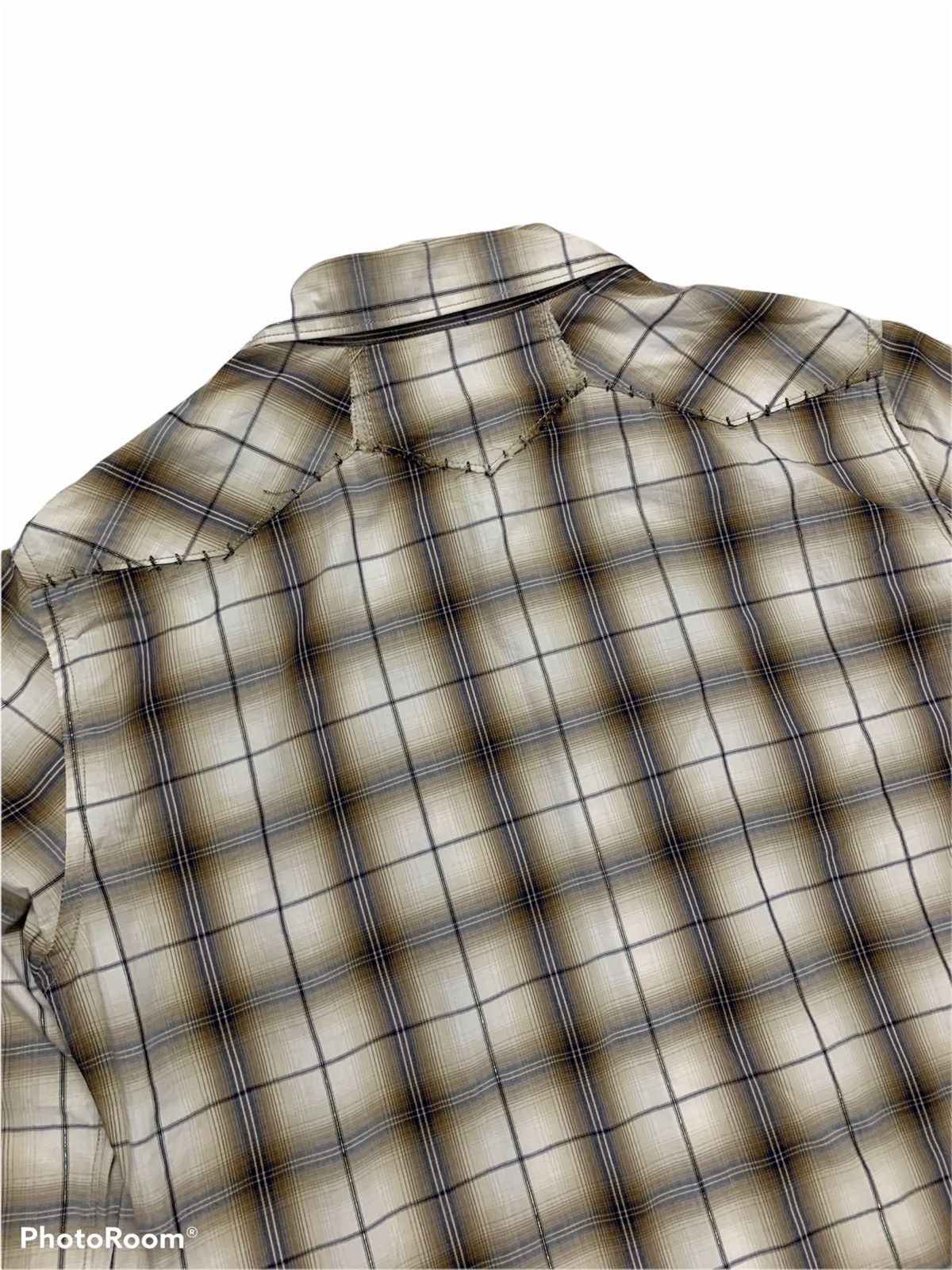 Flannel × Marithe + Francois Girbaud Marithe Francois Girbraud Flannel Studed Button Shirt Size US M / EU 48-50 / 2 - 6 Thumbnail