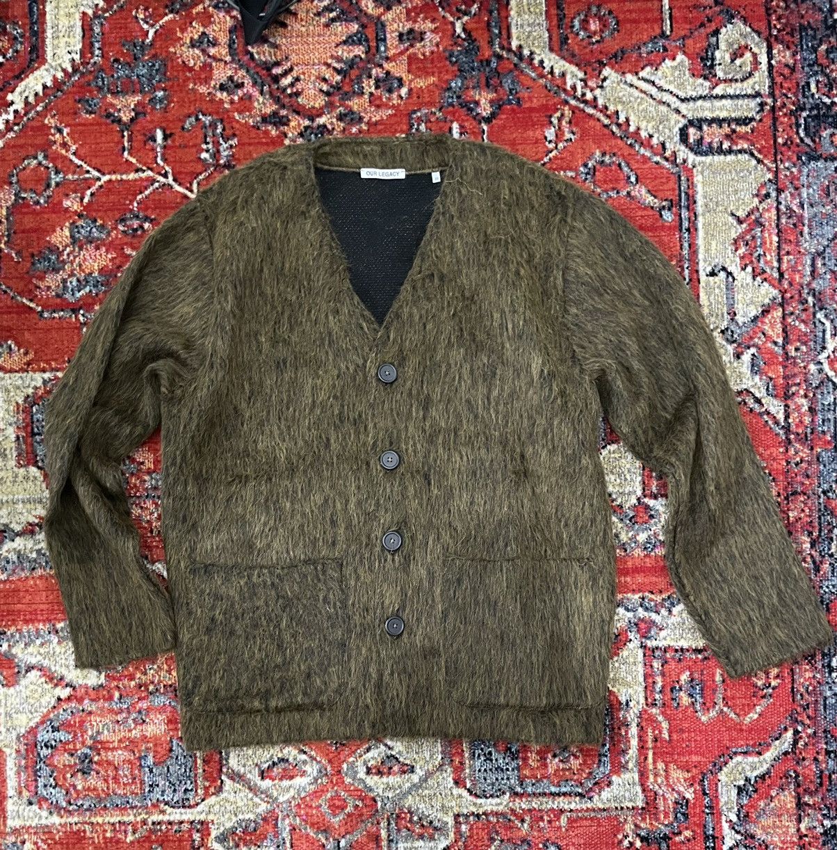 Our Legacy Our Legacy Olive Melange Mohair | Grailed