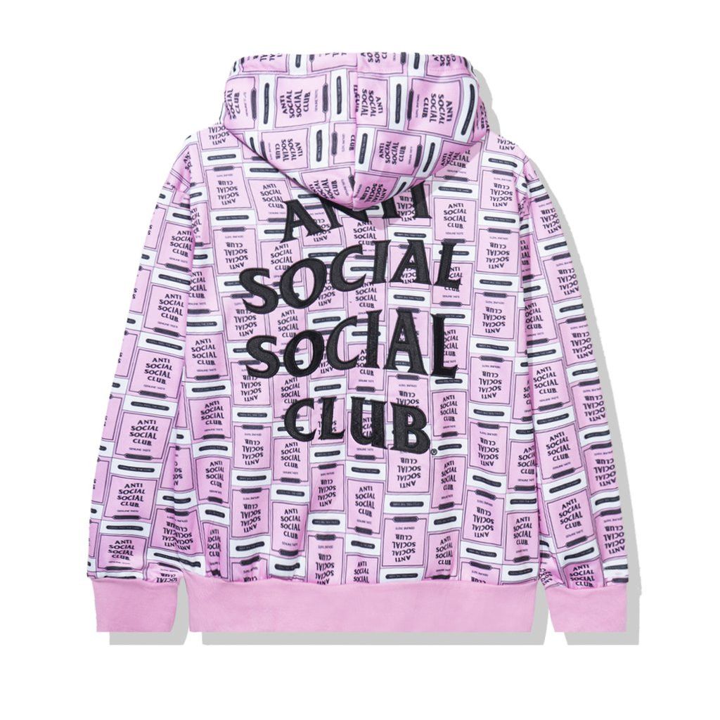 DS Anti Social Social Club ASSC Black Logo KKOCH White Hoodie Supreme Bape  Kith