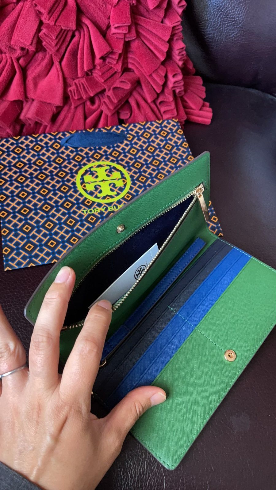 Tory Burch NWT Tory Burch Emerson Slim Wristlet Envelope Wallet $198 Size ONE SIZE - 7 Thumbnail