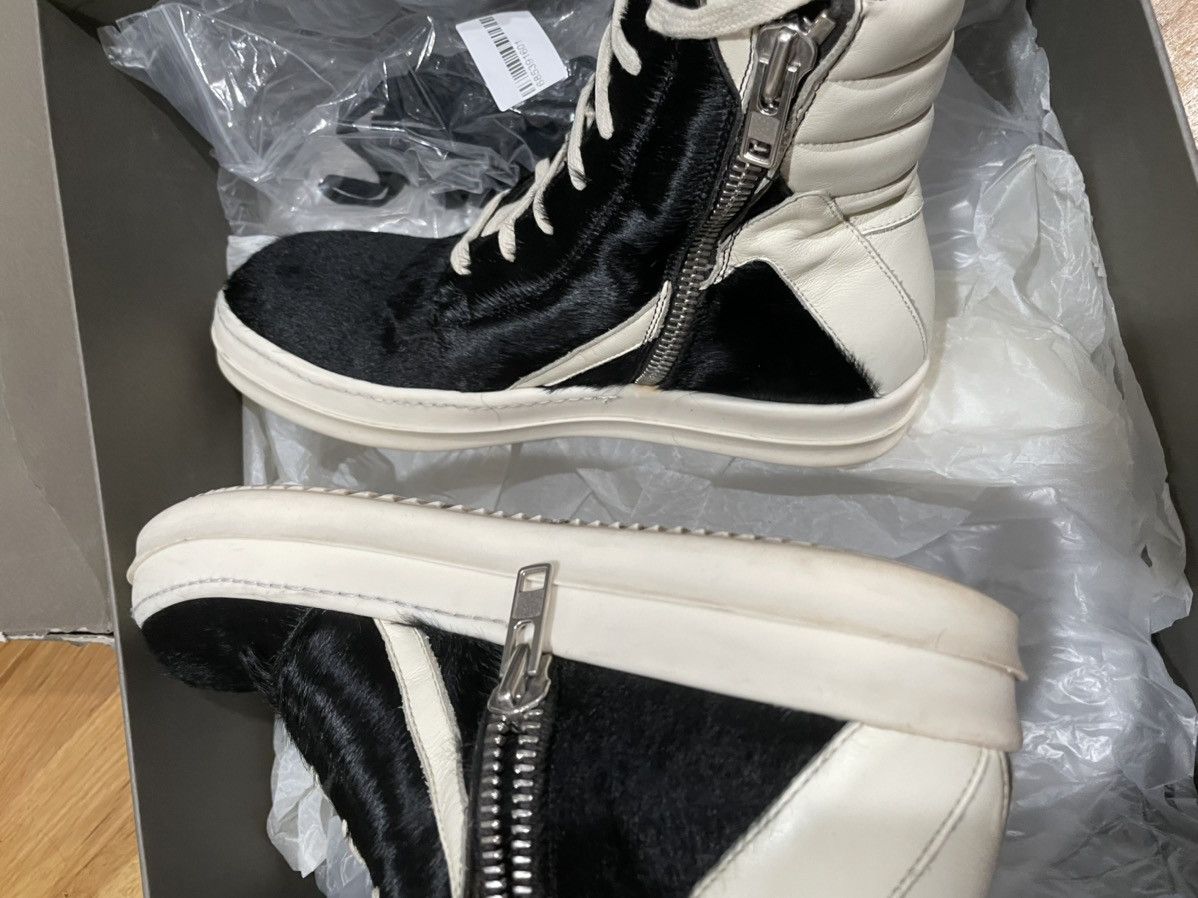 Rick Owens （final drop ）Rick Owens pony hair geobaskets Rare sz 40 Size US 7.5 / EU 40-41 - 7 Thumbnail