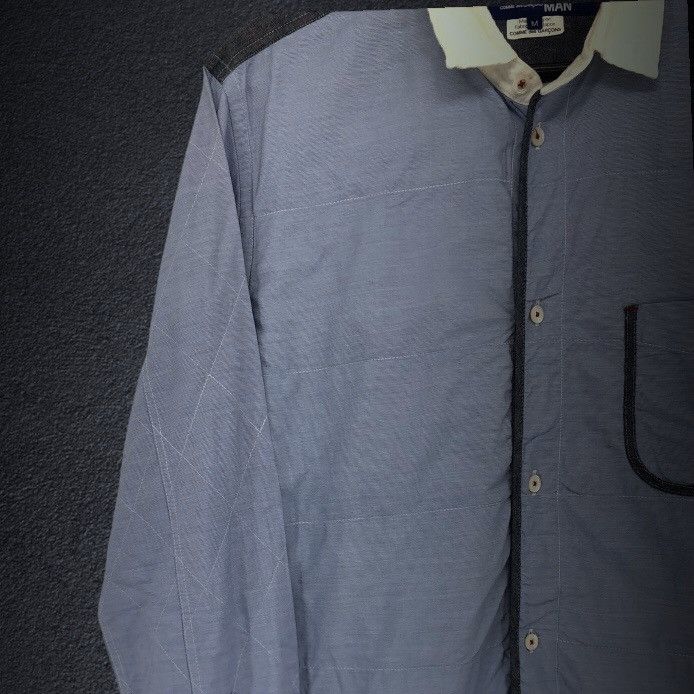 Comme des Garcons × Junya Watanabe Chambray Shacket Shirt / Jacket Size US M / EU 48-50 / 2 - 3 Thumbnail