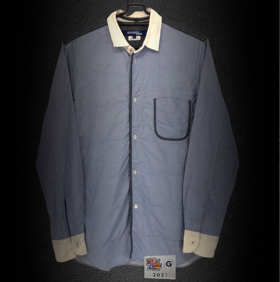 Comme des Garcons × Junya Watanabe Chambray Shacket Shirt / Jacket Size US M / EU 48-50 / 2 - 1 Thumbnail