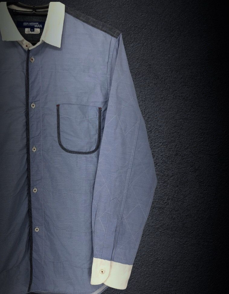 Comme des Garcons × Junya Watanabe Chambray Shacket Shirt / Jacket Size US M / EU 48-50 / 2 - 2 Thumbnail