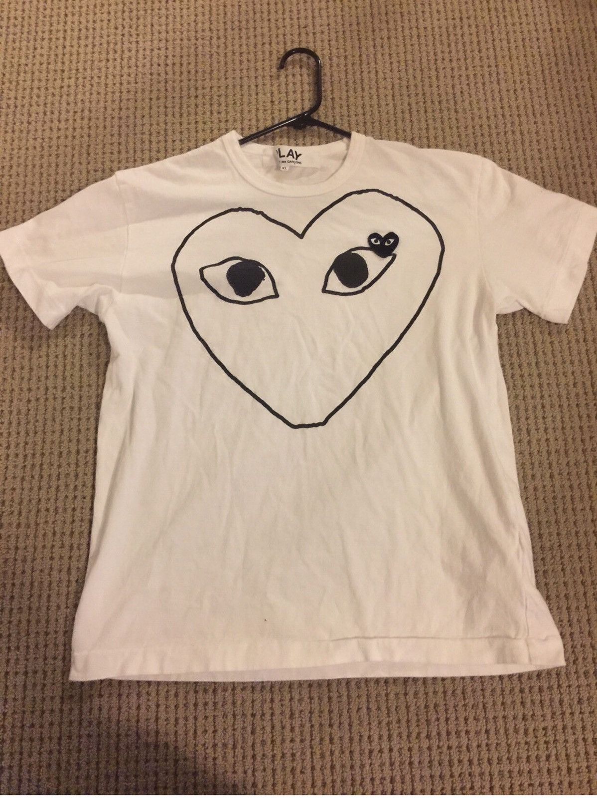 Comme des Garçons play T shirt