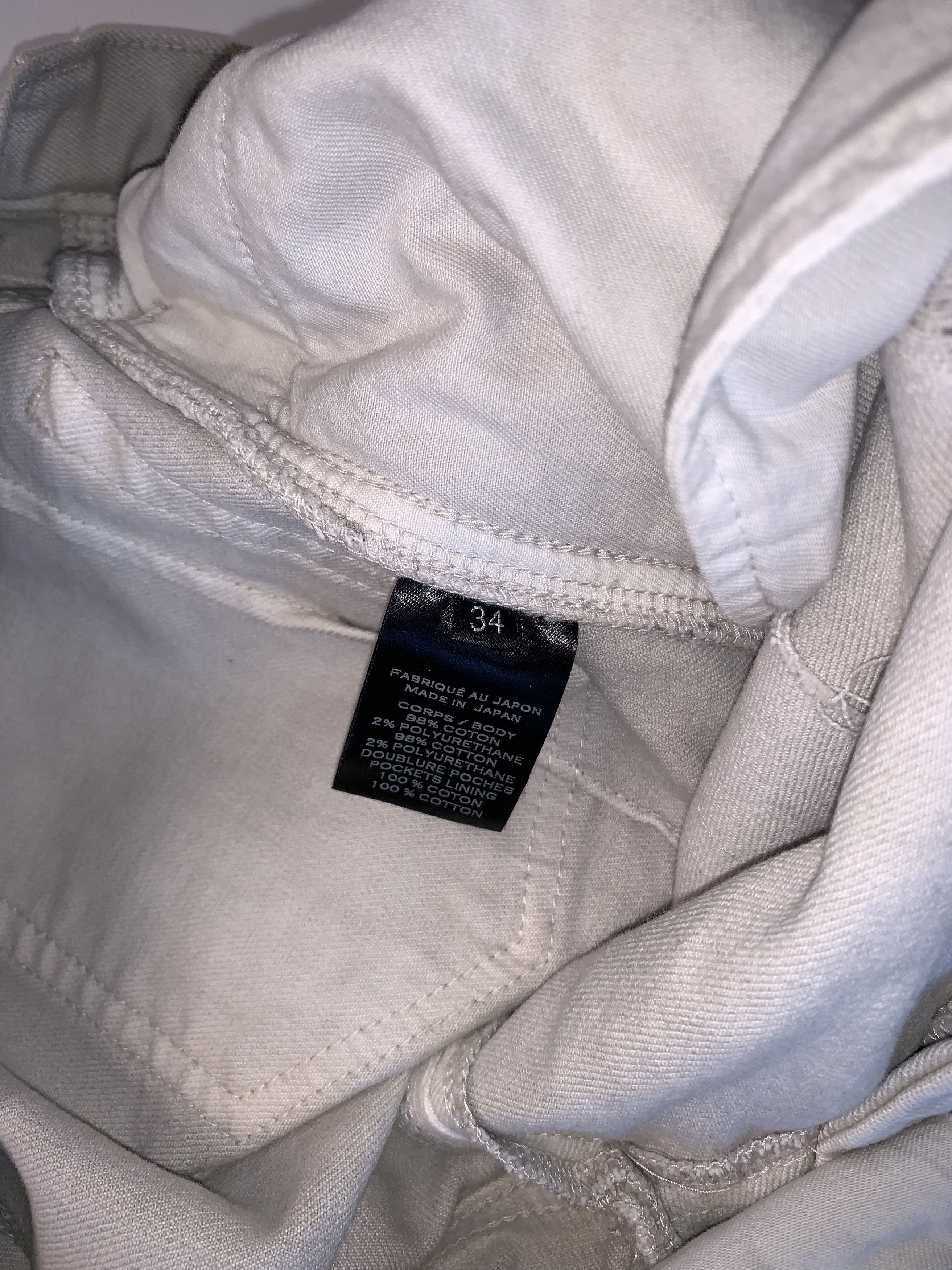 Balmain Off white ripped denim jeans Size US 34 / EU 50 - 6 Thumbnail