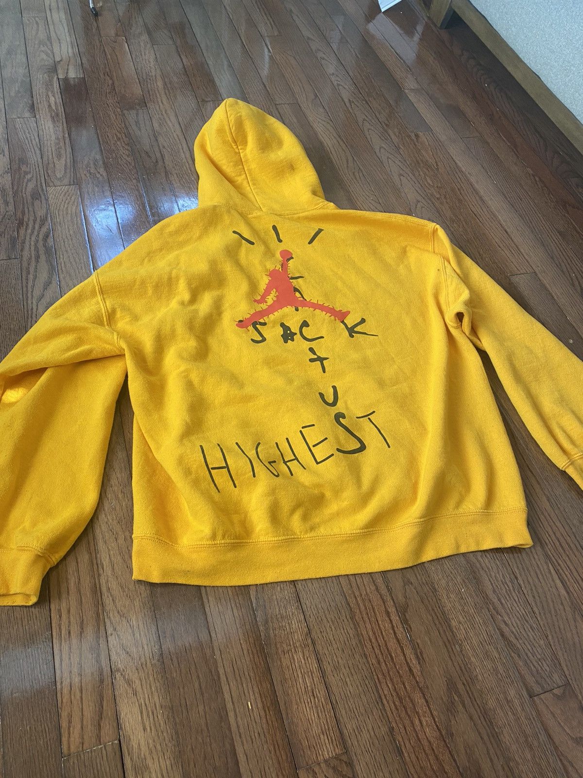 Travis scott highest in the room hoodie yellow sale