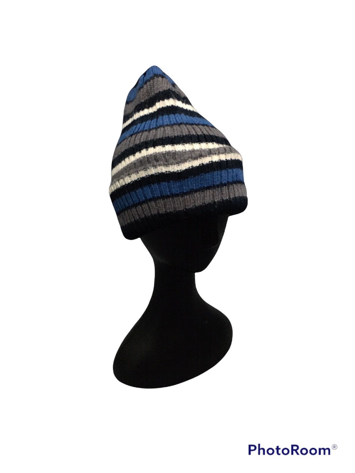 Other Unknown Beanie Stripe Kurt Kobain Style Size ONE SIZE - 1 Thumbnail