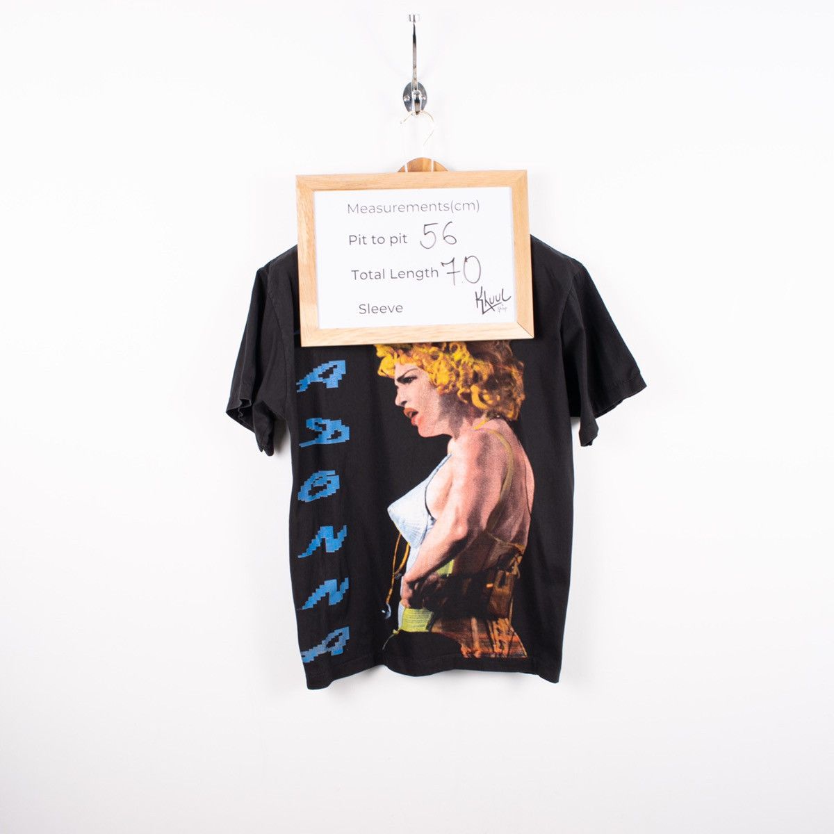 Band Tees × Vintage Vintage Rare Madonna Pimpo 90s Big Print T-Shirt Size US L / EU 52-54 / 3 - 7 Thumbnail