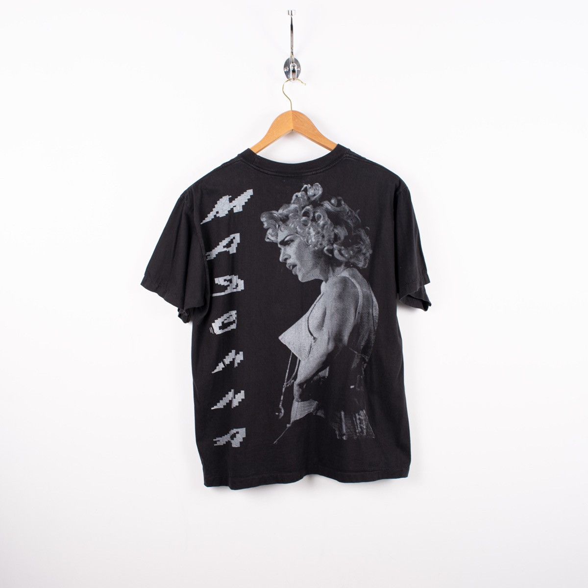 Band Tees × Vintage Vintage Rare Madonna Pimpo 90s Big Print T-Shirt Size US L / EU 52-54 / 3 - 6 Thumbnail