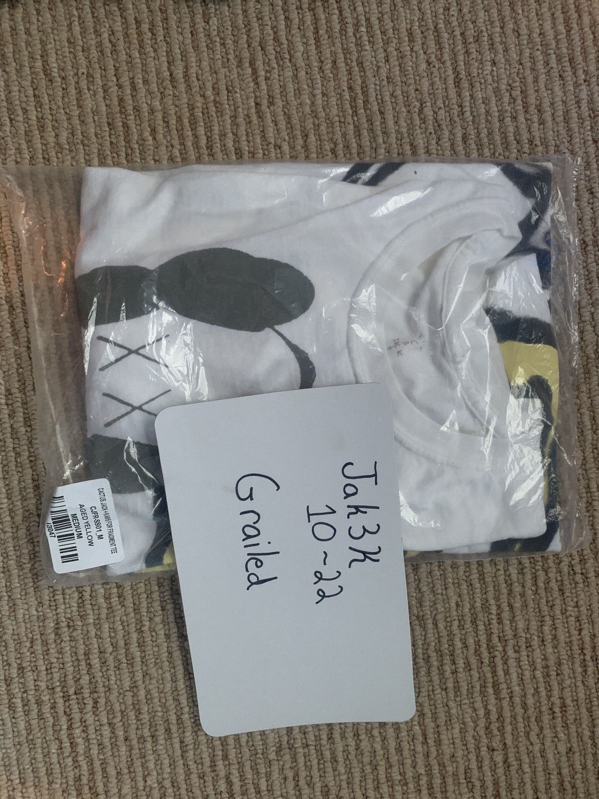 travis scott kaws fragment tee