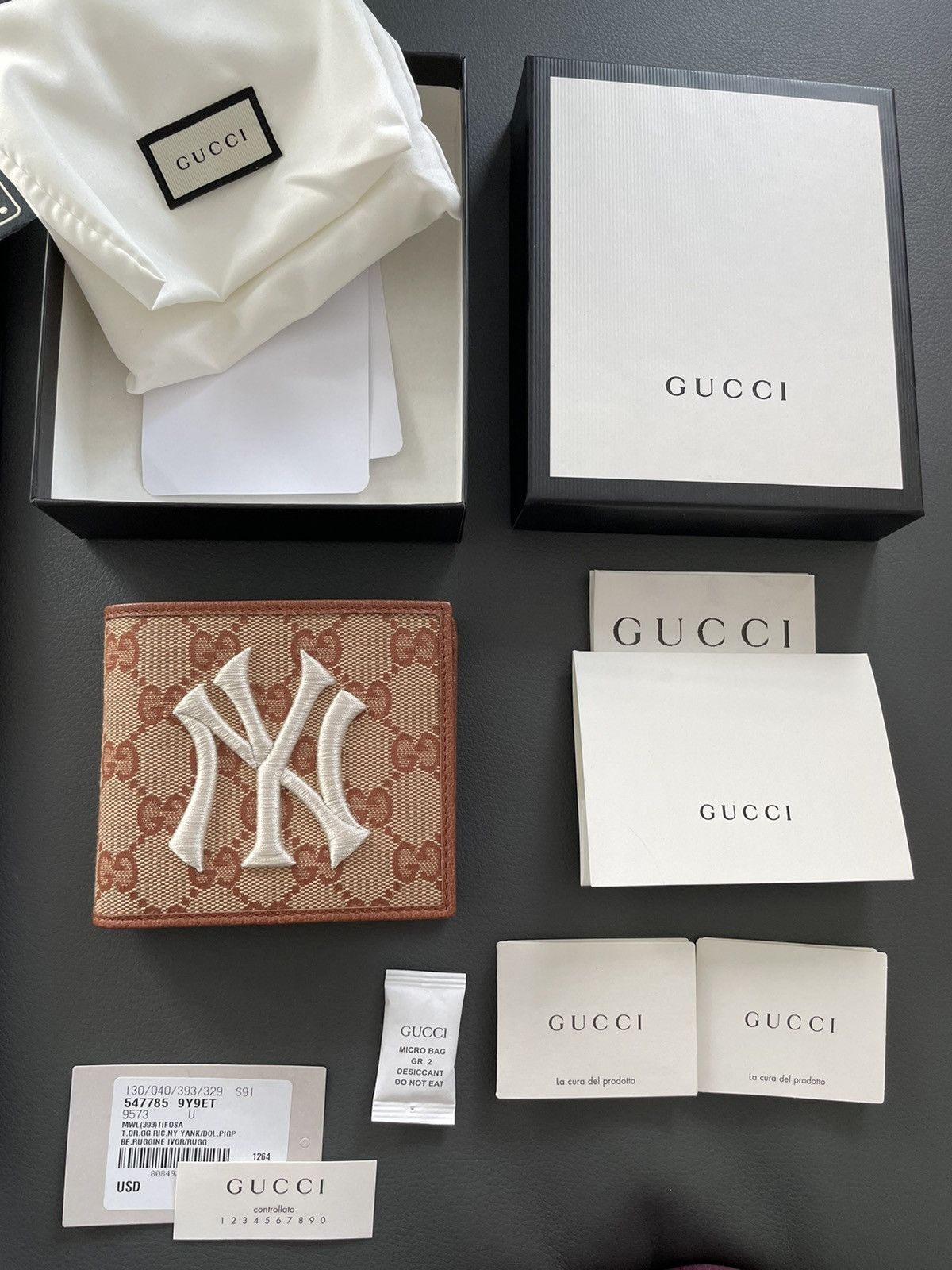 Gucci × New York Yankees Super Rare Runway Gucci x Yankees Logo Wallet Size ONE SIZE - 1 Thumbnail