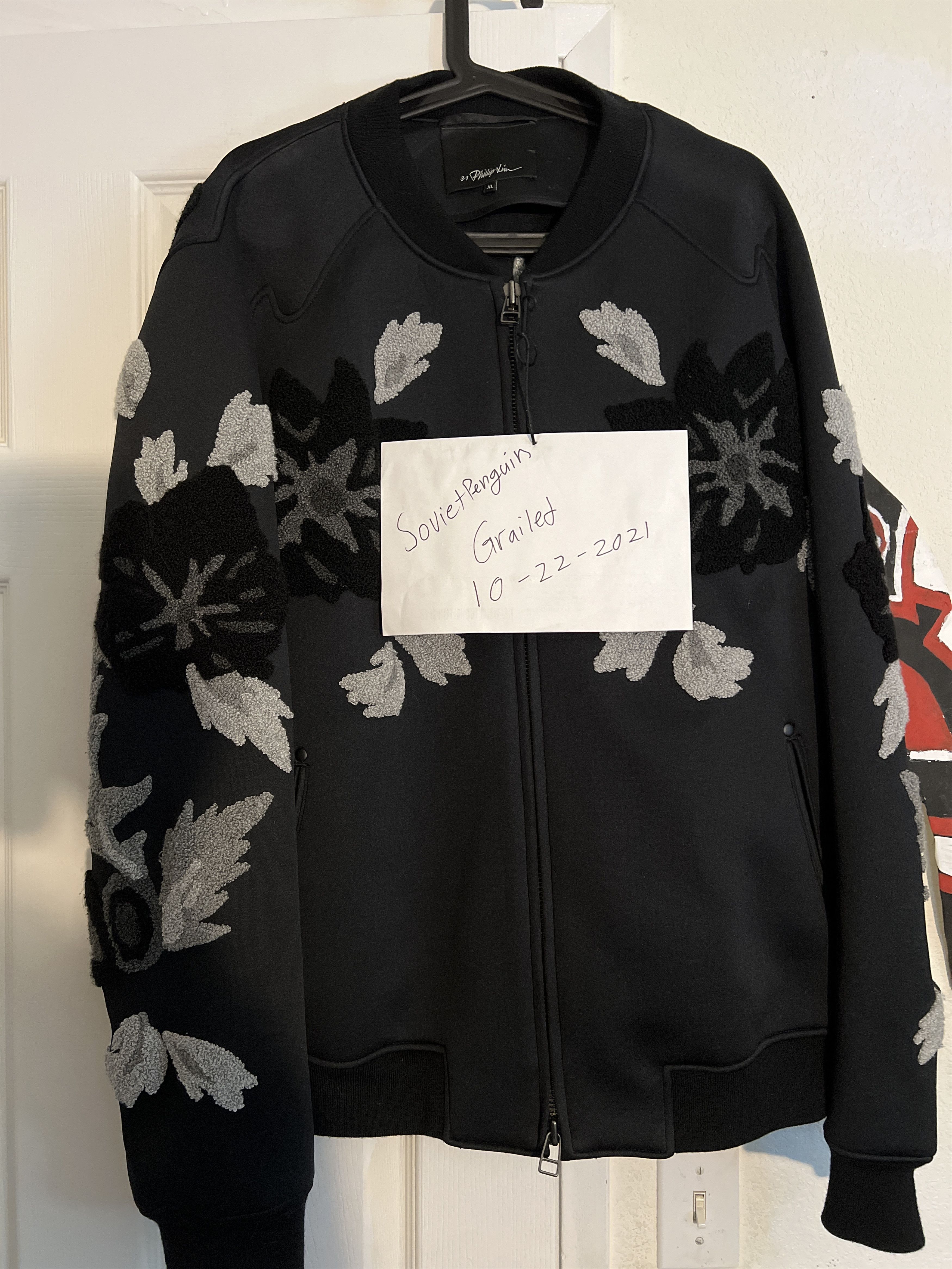 3.1 Phillip Lim FLORAL EMBROIDERY BOMBER JACKET | Grailed