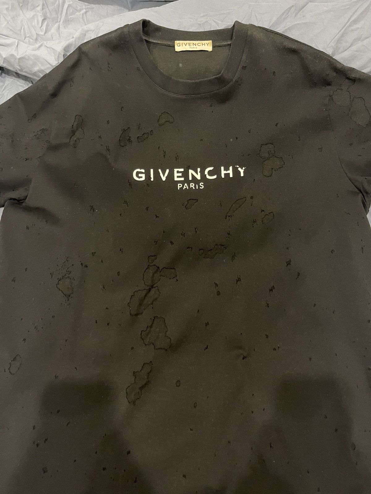 Givenchy Givenchy Distressed T shirt | Grailed