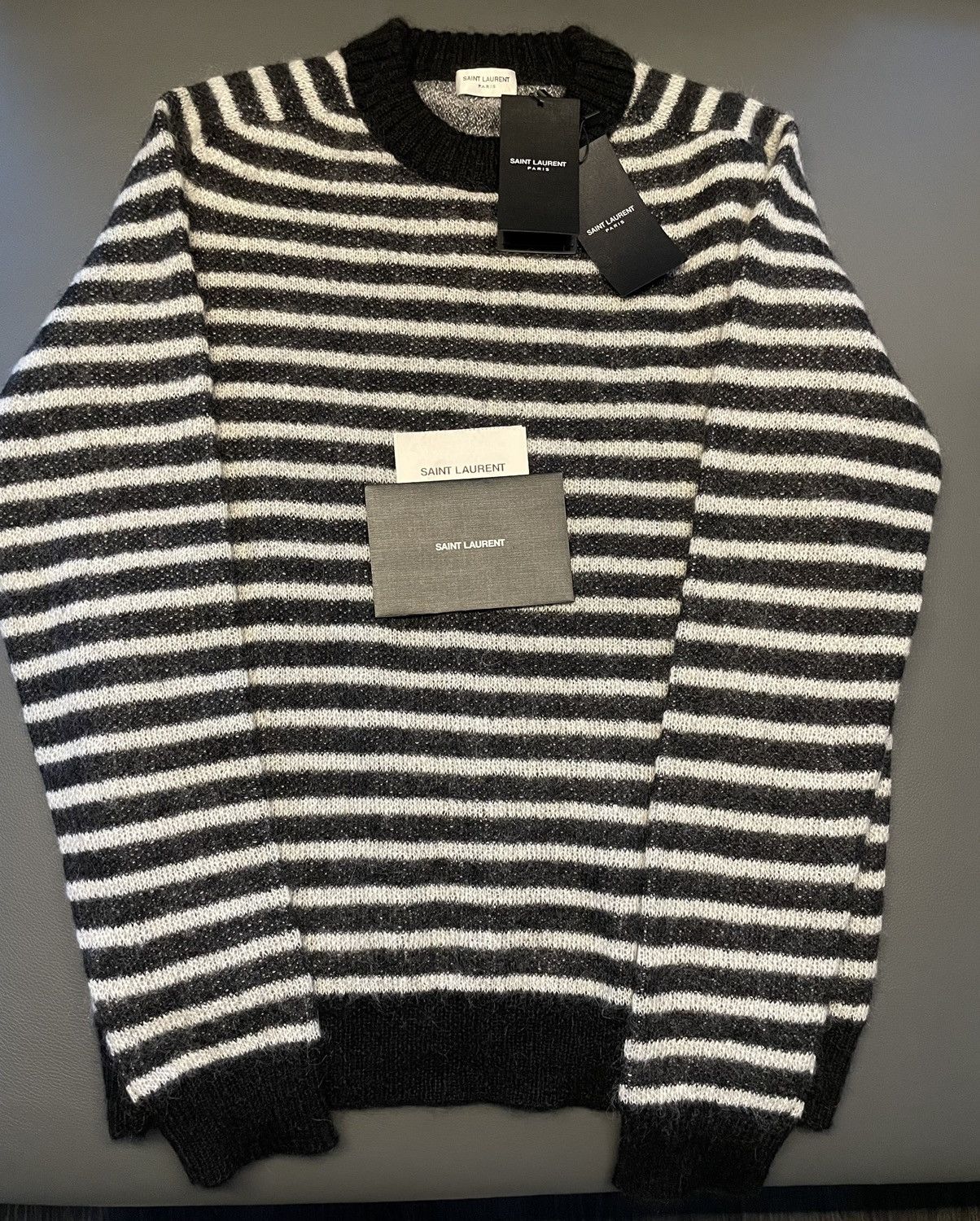 Saint Laurent Paris × Yves Saint Laurent Saint Laurent Limited Edition Classic Mohair Sweater Size US XL / EU 56 / 4 - 20 Thumbnail
