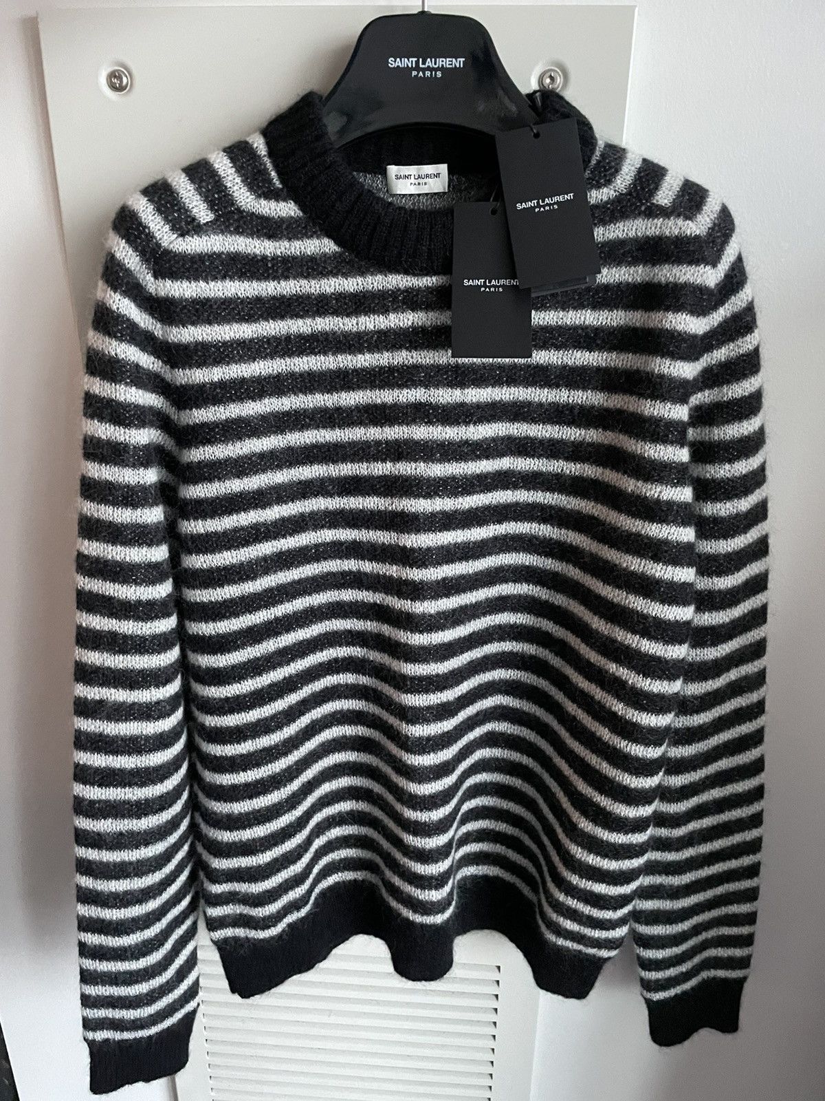 Saint Laurent Paris × Yves Saint Laurent Saint Laurent Limited Edition Classic Mohair Sweater Size US XL / EU 56 / 4 - 10 Thumbnail